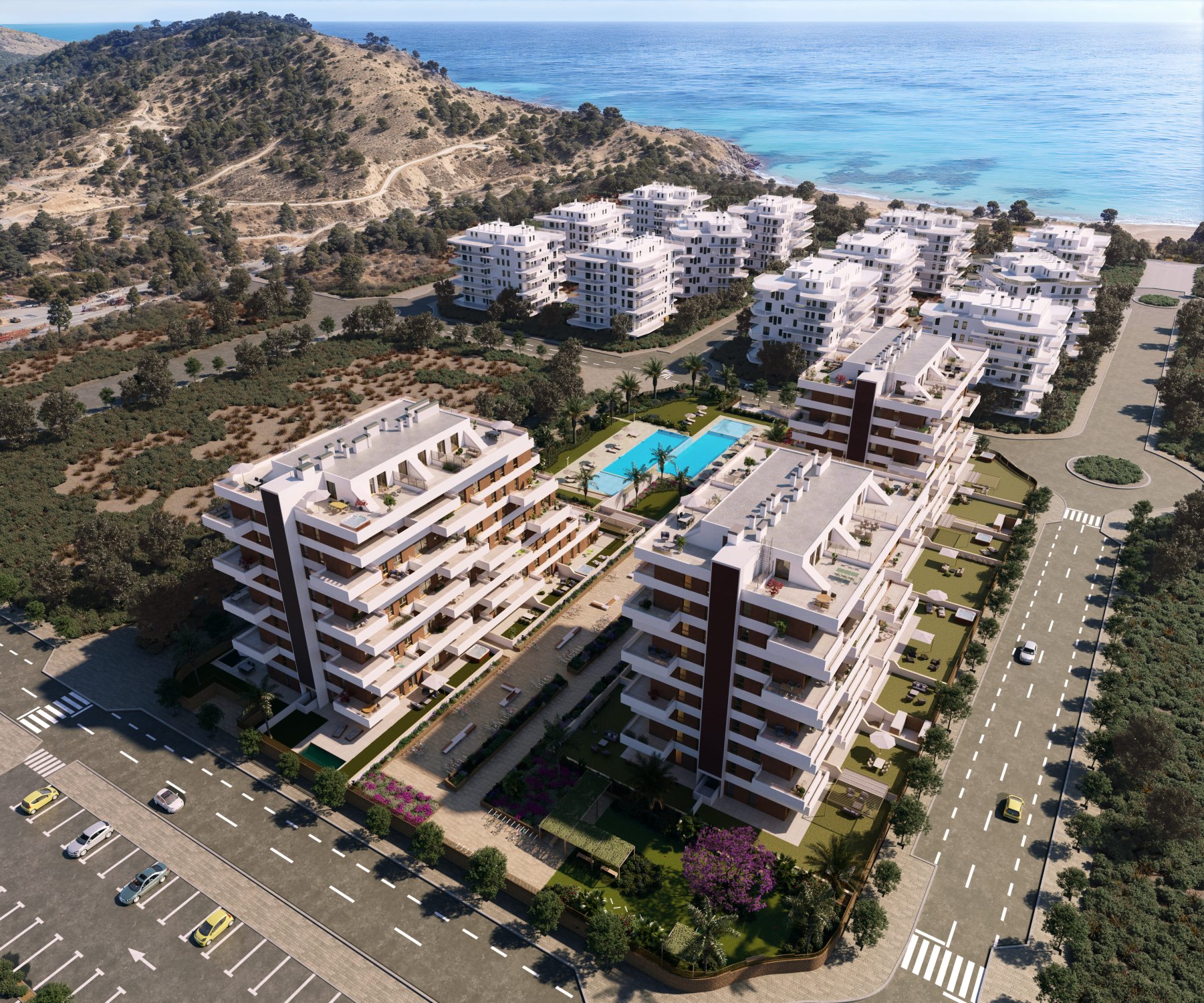 Dzīvoklis Vila Joiosa, Alicante, Spānijā 3 istabas, 108 m2 Nr. 136603