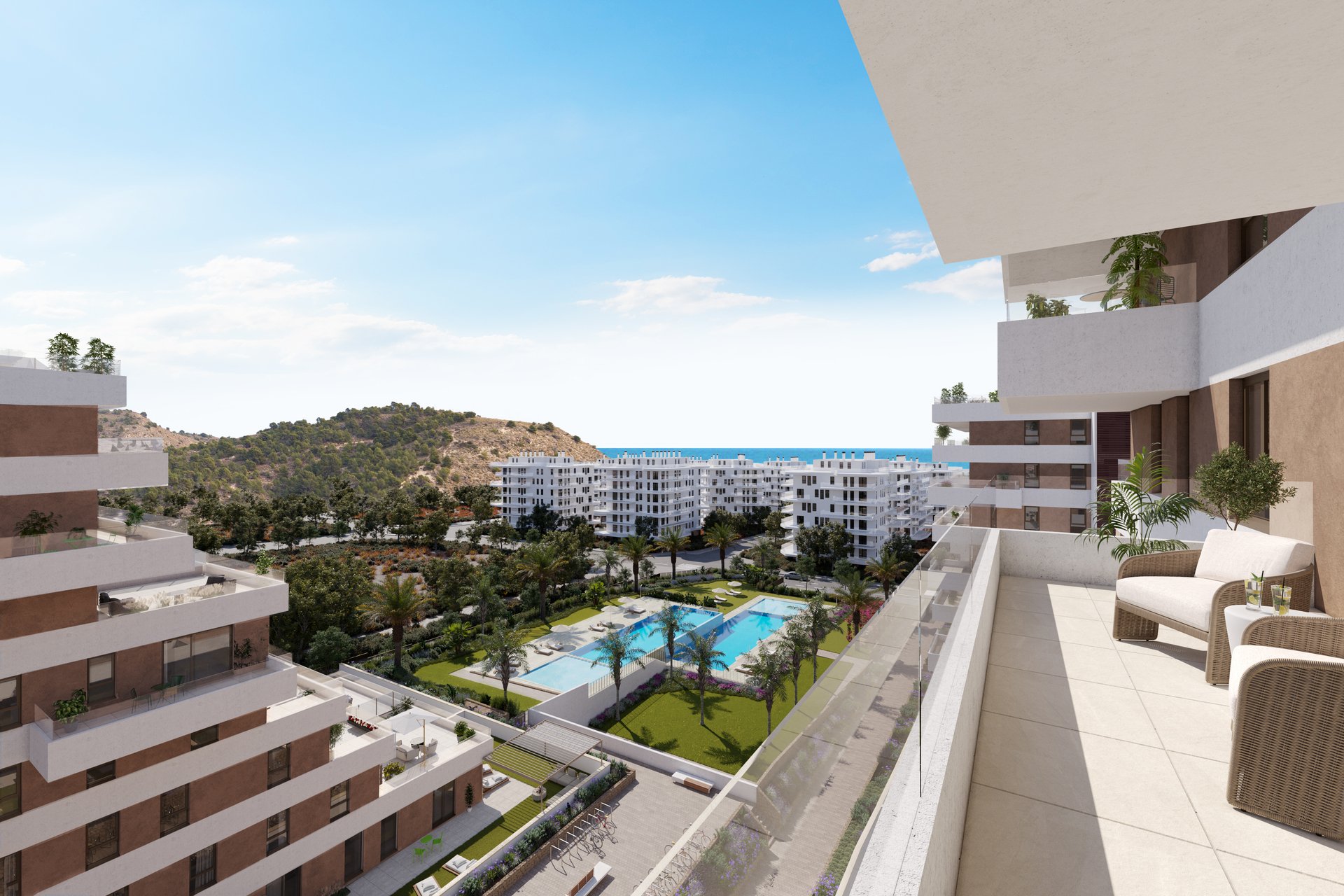 Dzīvoklis Vila Joiosa, Alicante, Spānijā 3 istabas, 108 m2 Nr. 136603