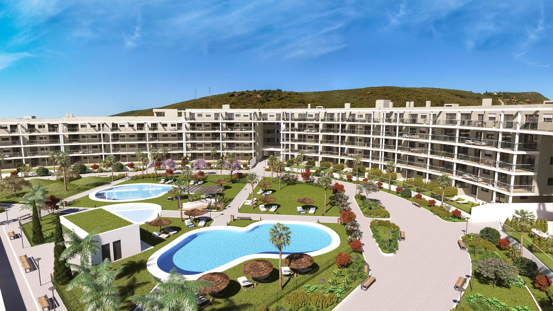 Apartment in Manilva, Malaga, Spain 2 bedrooms, 108 sq.m. No. 180301