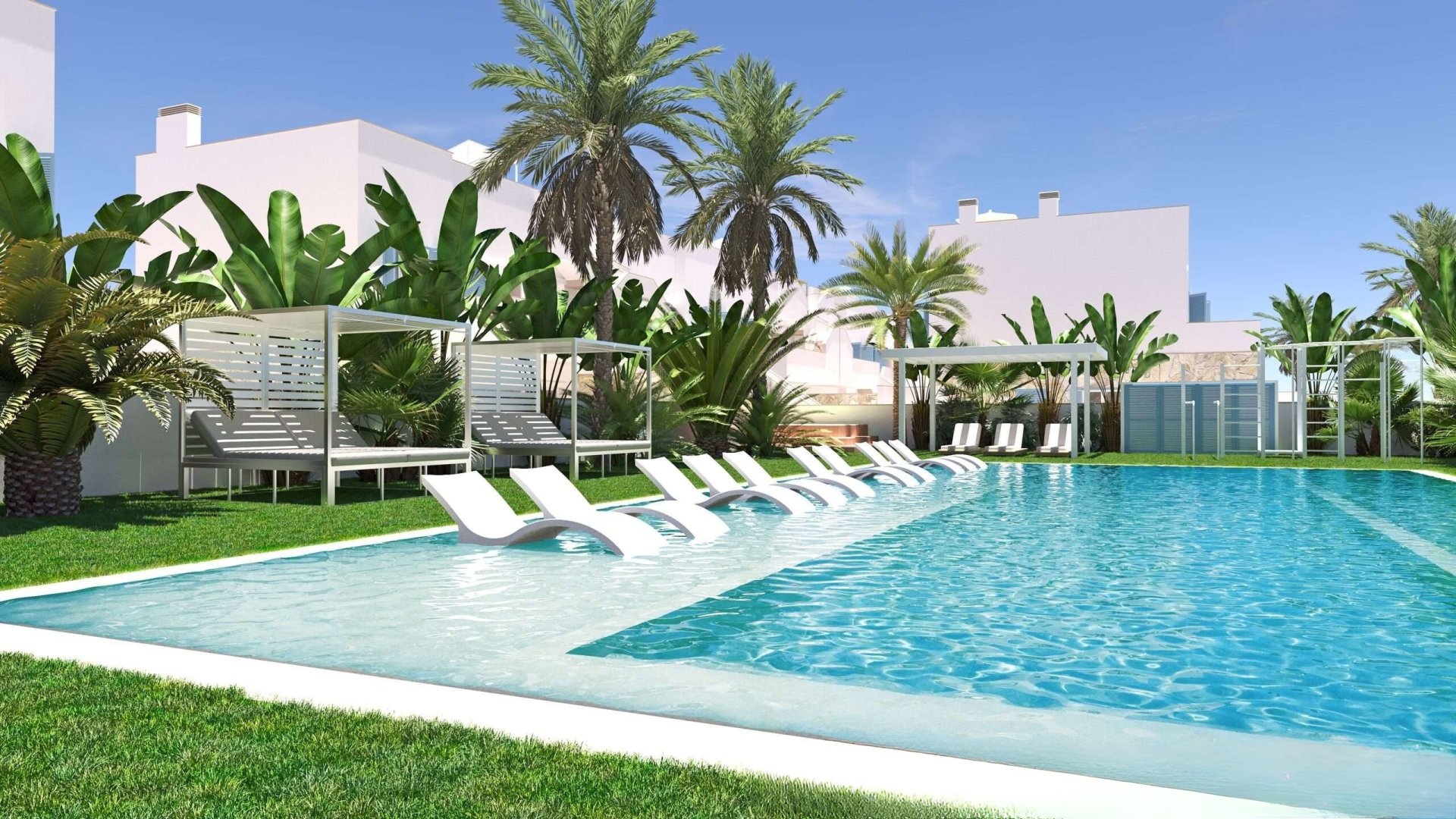 Bungalow en El Mojon (Cuarteros), Murcia, España 3 dormitorios, 81 m2 No. 181114