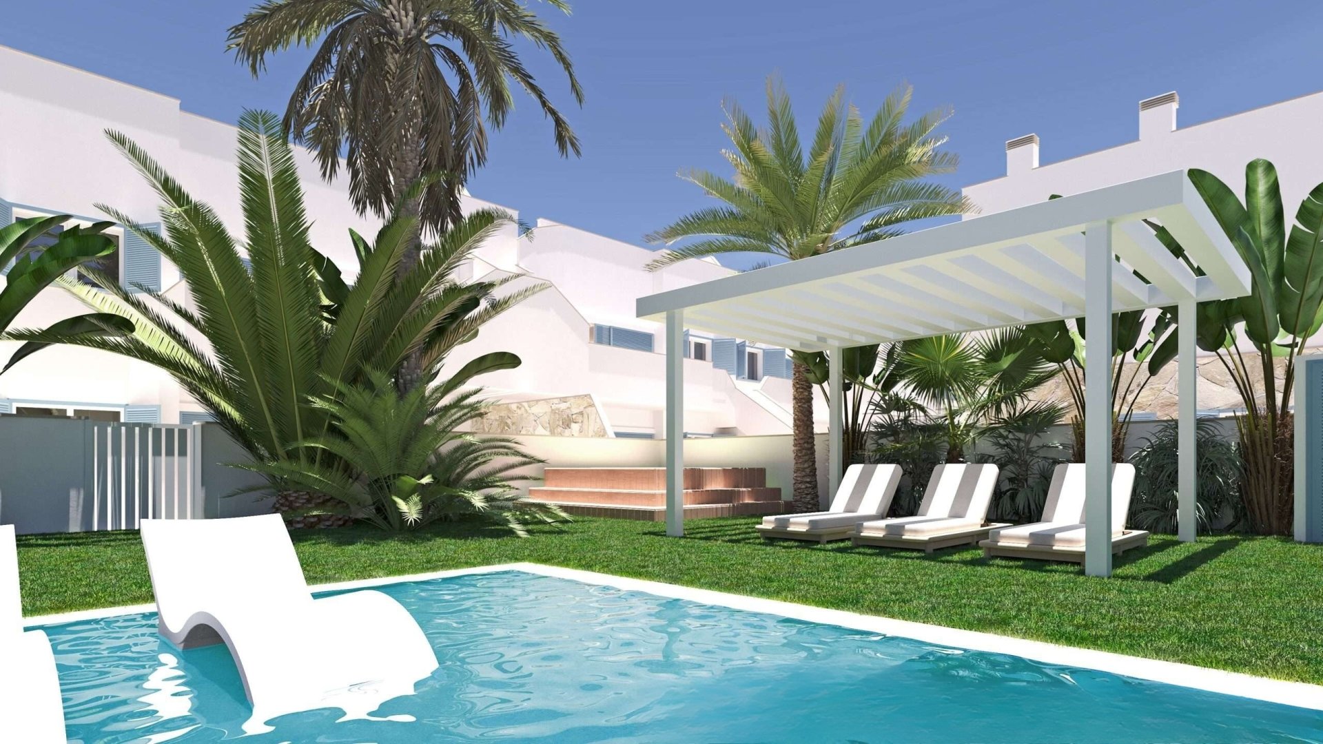 Bungalow en El Mojon (Cuarteros), Murcia, España 3 dormitorios, 81 m2 No. 181114