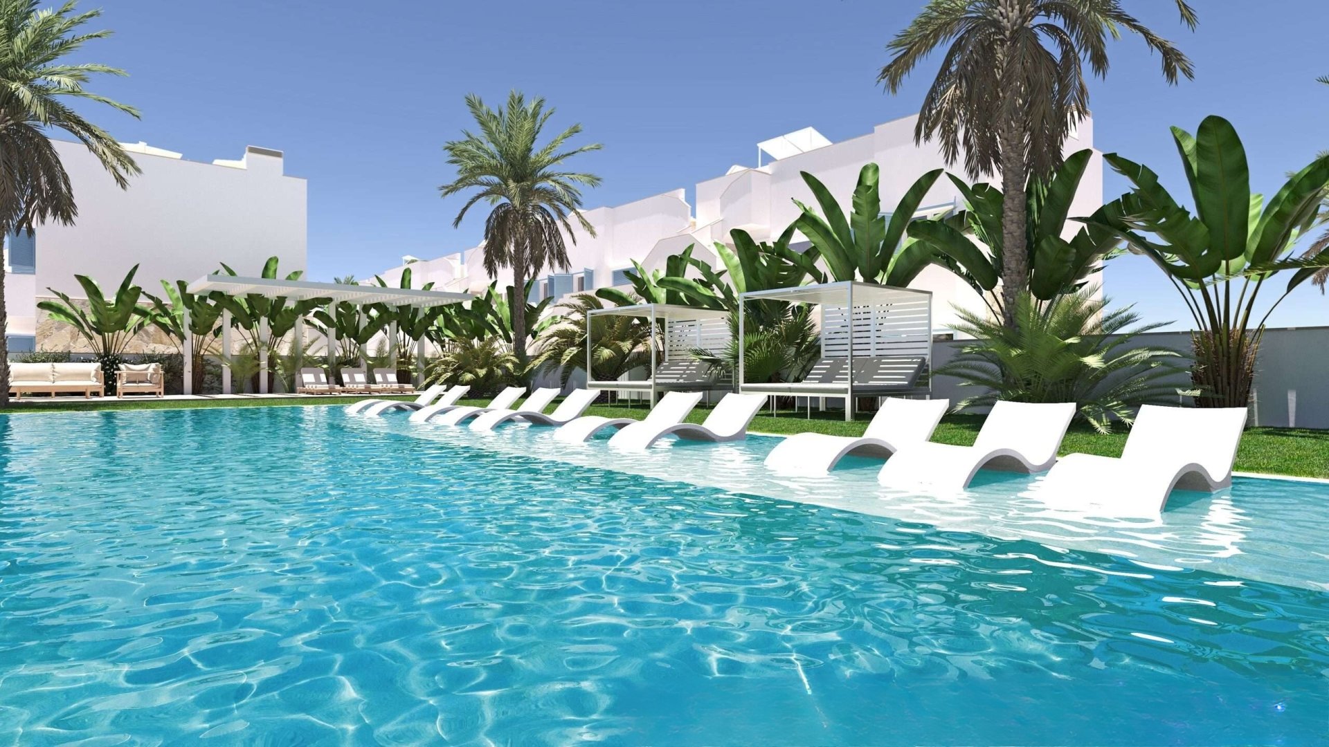 Bungalow en El Mojon (Cuarteros), Murcia, España 3 dormitorios, 81 m2 No. 181114
