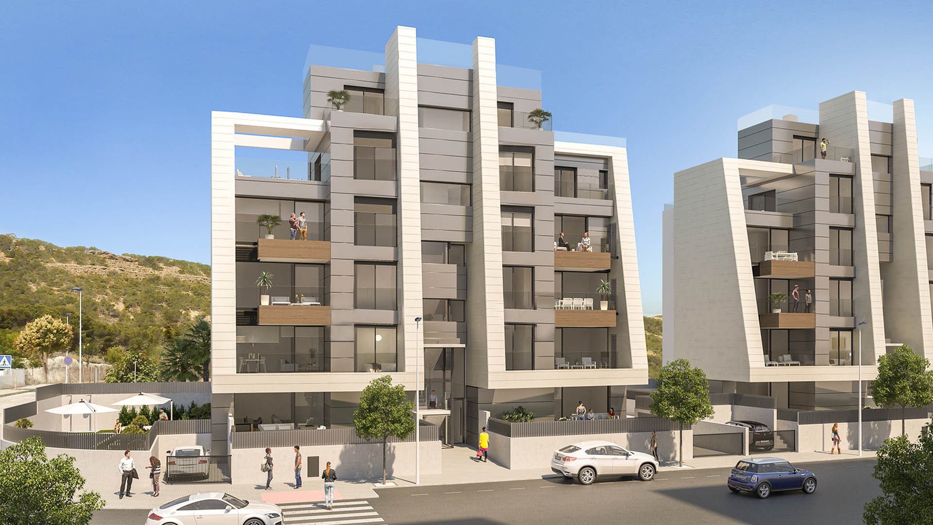 Apartment in Mirador Del Mediterraneo, Guardamar del Segura, Alicante, Spain 3 bedrooms, 71.35 sq.m. No. 71275