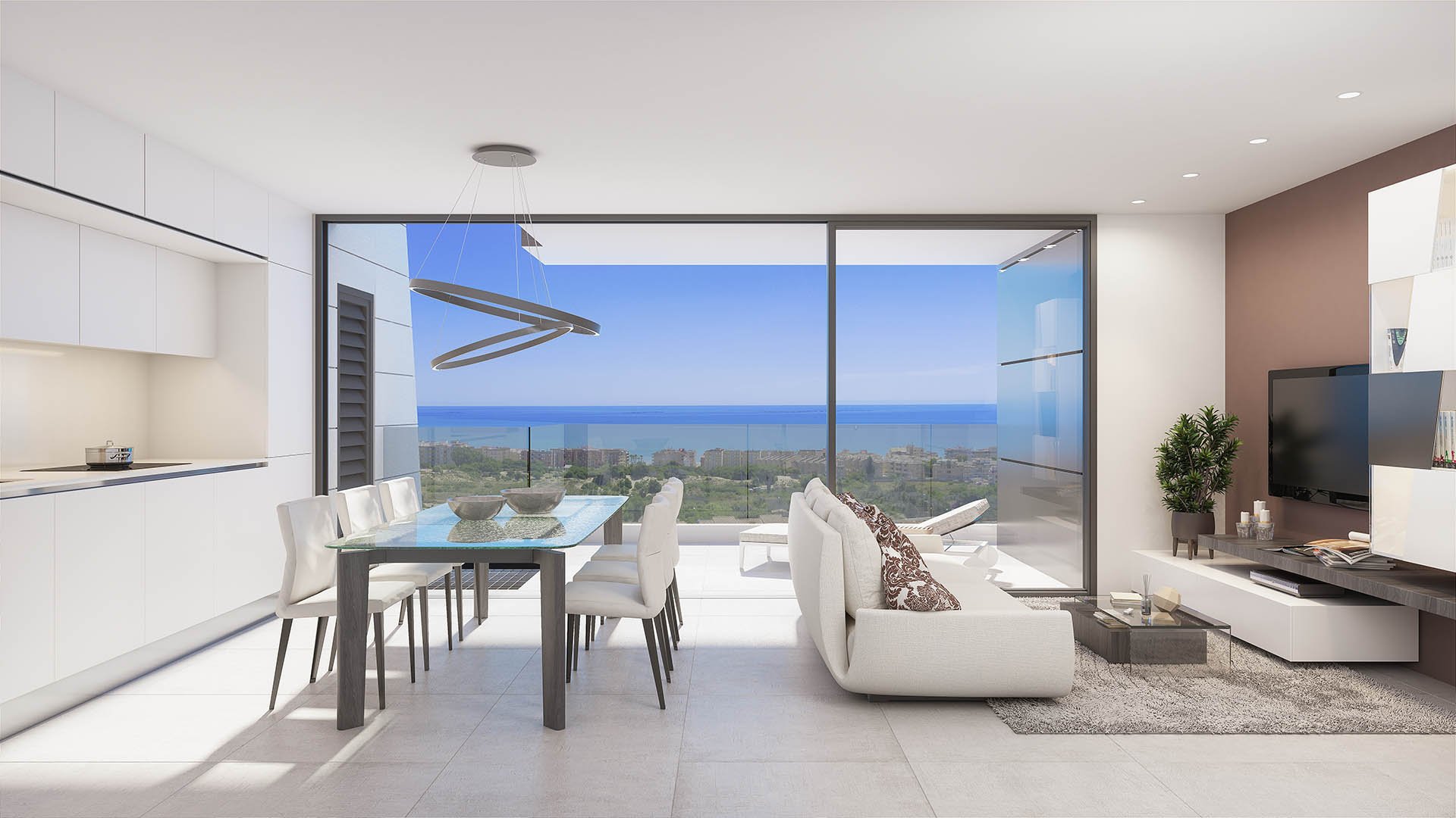 Apartamento en Mirador Del Mediterraneo, Guardamar del Segura, Alicante, España 3 dormitorios, 71.35 m2 No. 71274