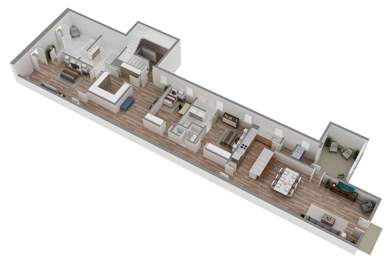 Apartment à Barcelona, Espagne 3 chambres, 209 m2 No. 160747