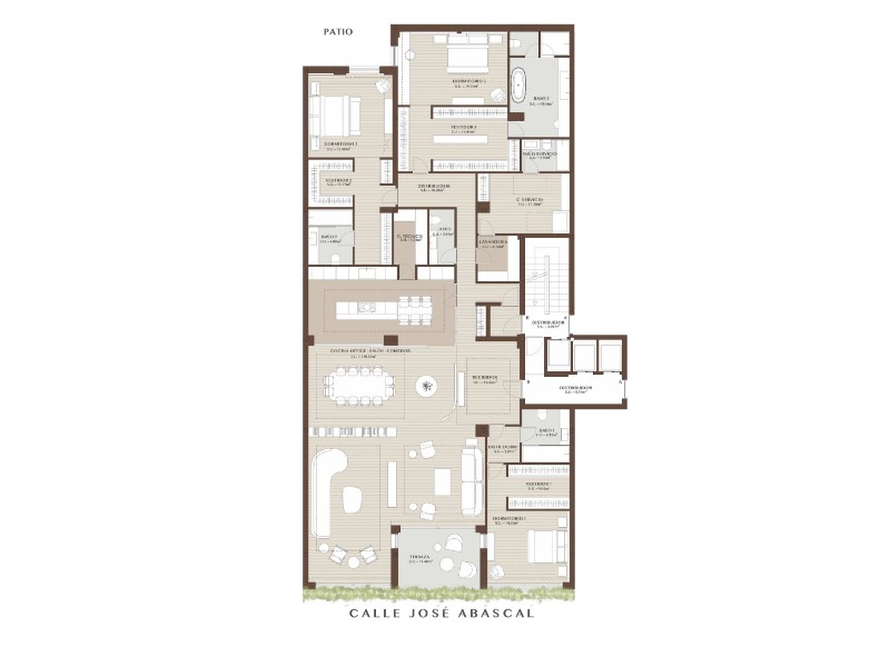 Wohnung in Madrid, Spanien 4 Schlafzimmer, 417 m2 Nr. 178788