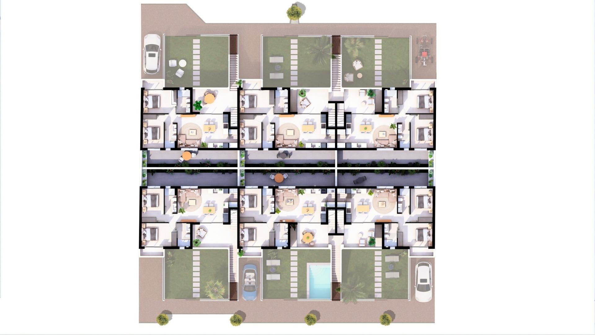 Bungalo San Pedro del Pinatar, Murcia, Spānijā 2 istabas, 69 m2 Nr. 136884