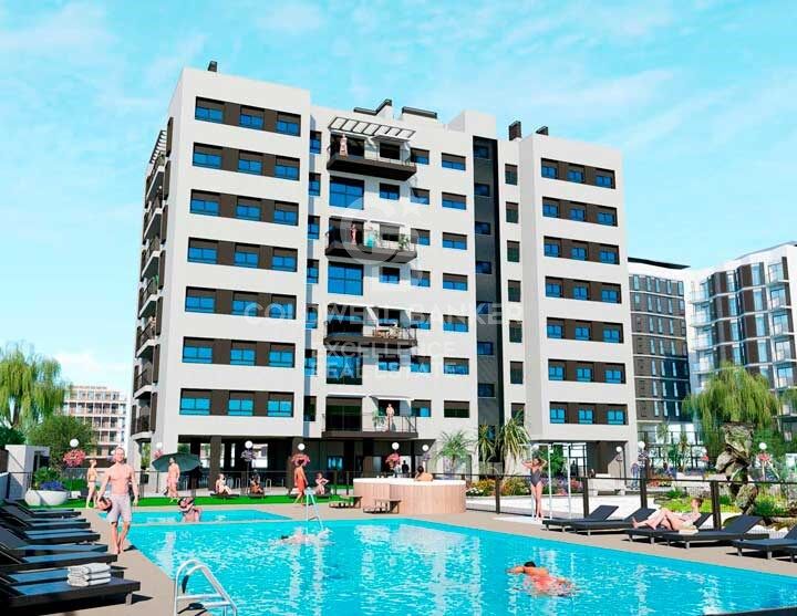 Huoneisto Castellon de la Plana, Castellon, Espanja 1 makuuhuone, 51 m2 No. 158489