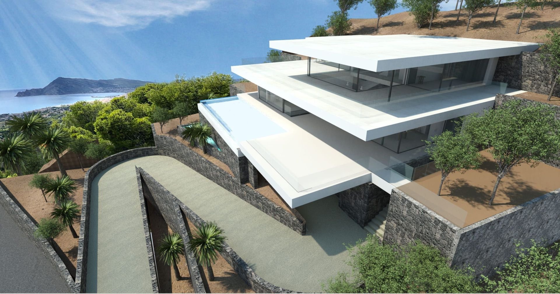 Villa i Altea, Alicante, Spanien 4 sovrum, 567 kvm. Nr. 95787