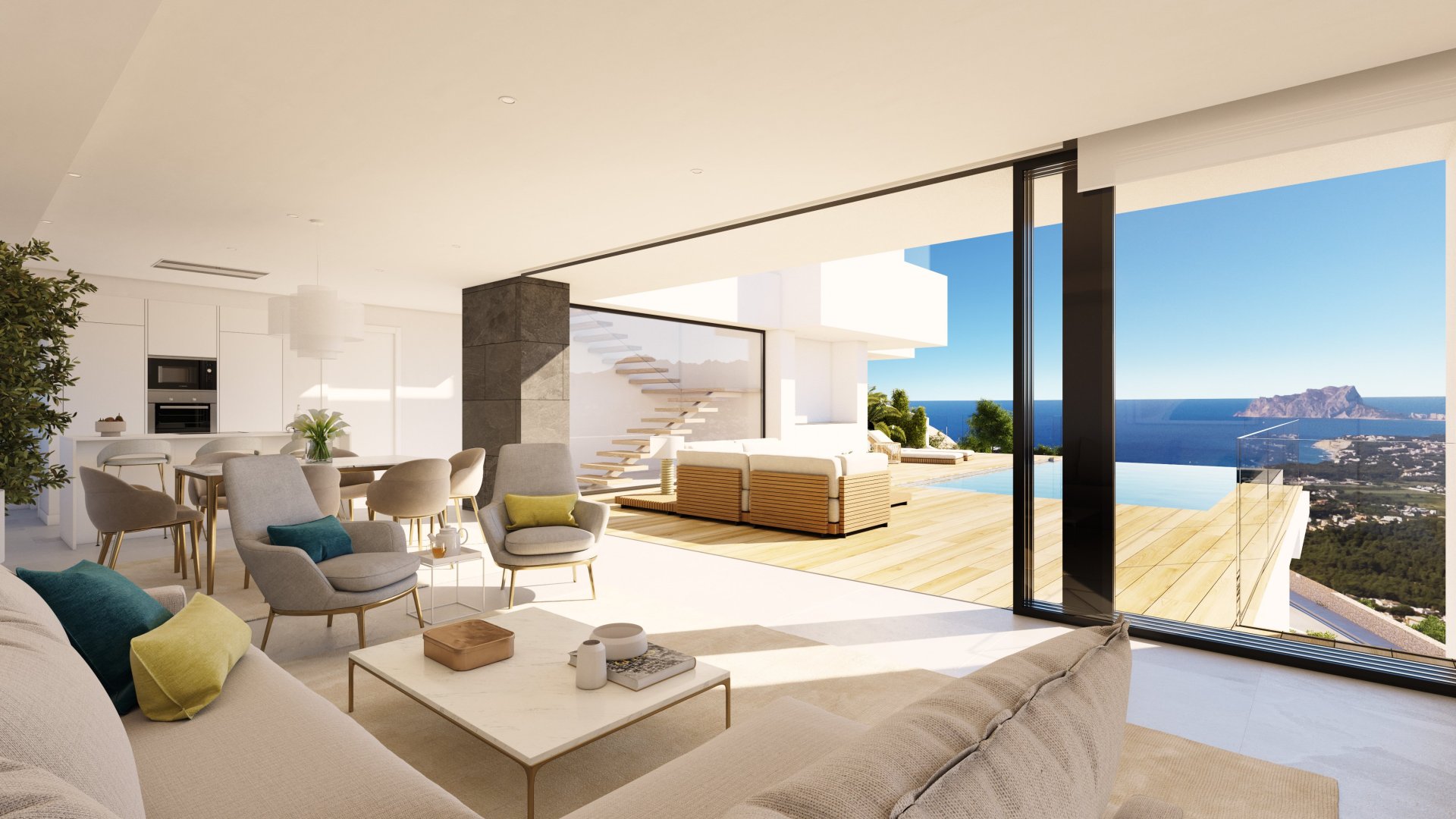 Huvila Cumbre Del Sol, Alicante, Espanja 3 makuuhuonetta, 471 m2 No. 163085