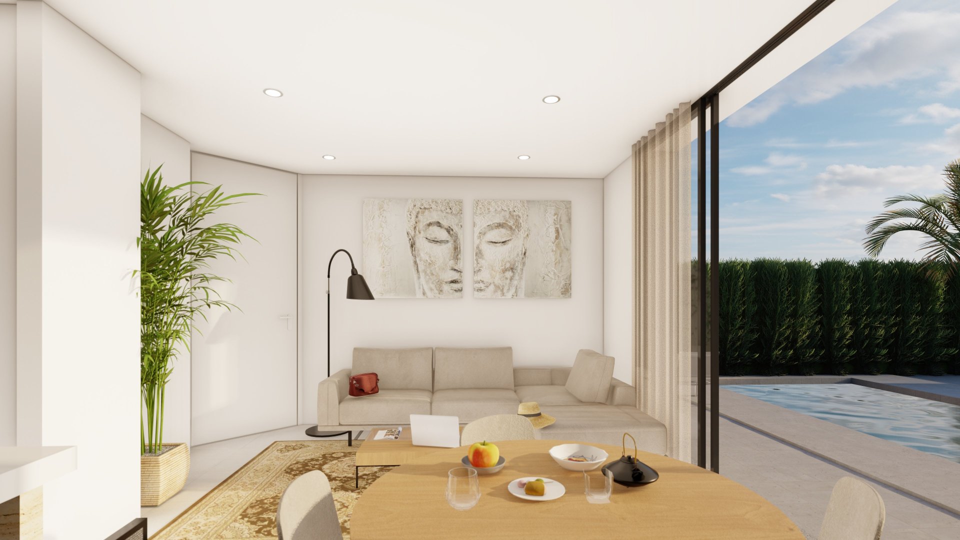 Villa a Murcia, Spagna 3 camere da letto, 120 mq. N° 163086
