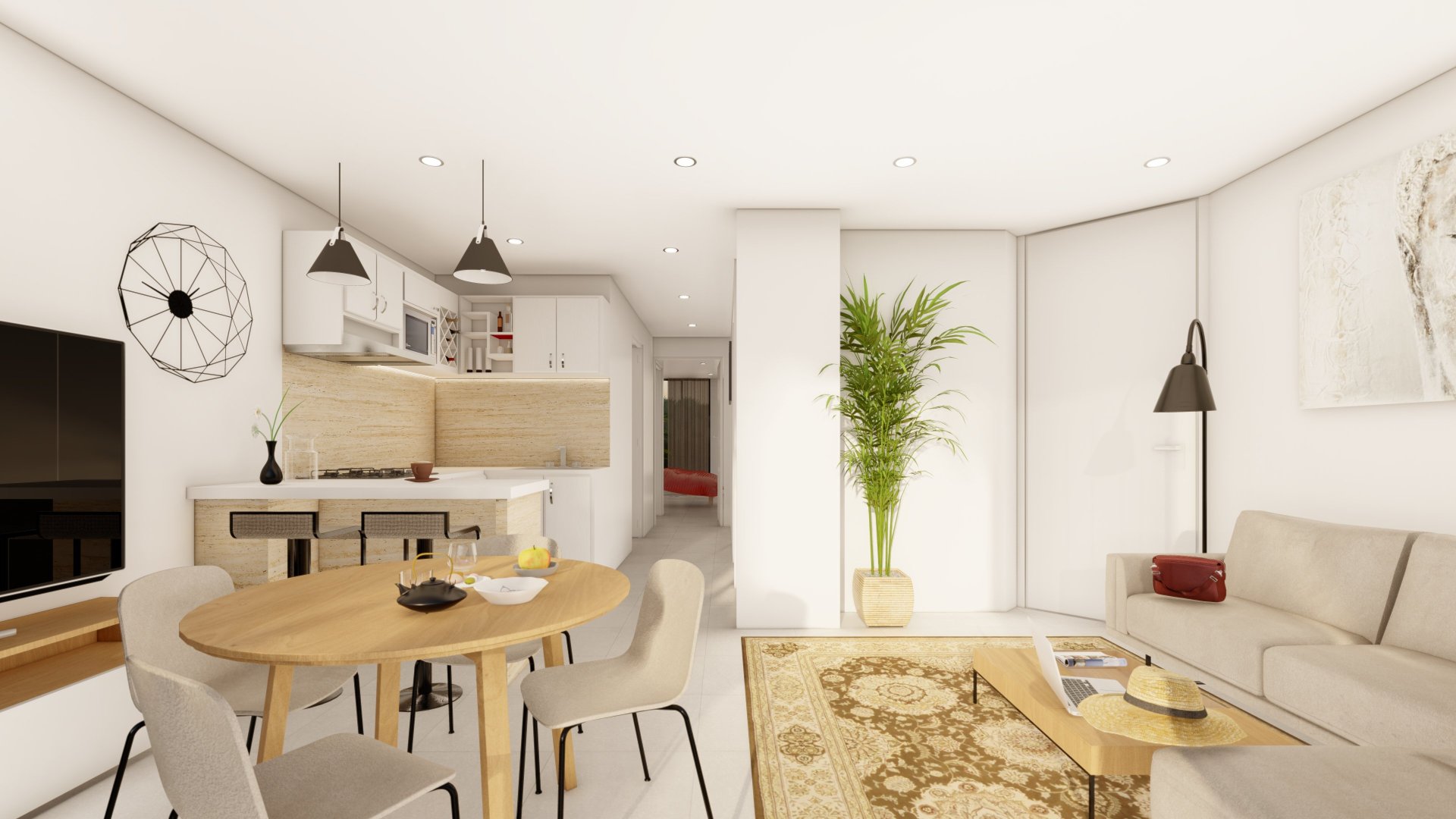 Villa a Murcia, Spagna 3 camere da letto, 120 mq. N° 163086