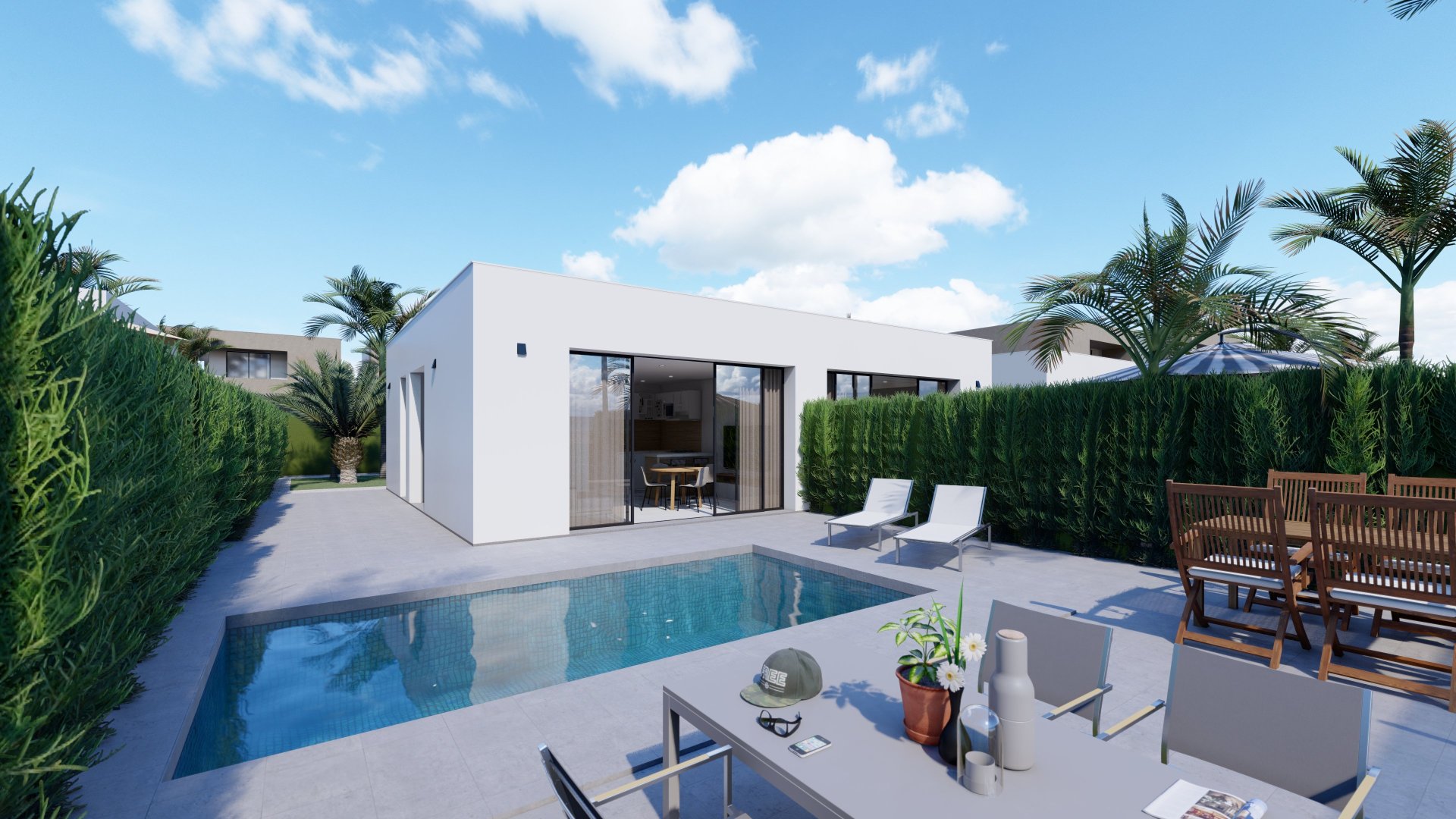 Villa a Murcia, Spagna 3 camere da letto, 120 mq. N° 163086