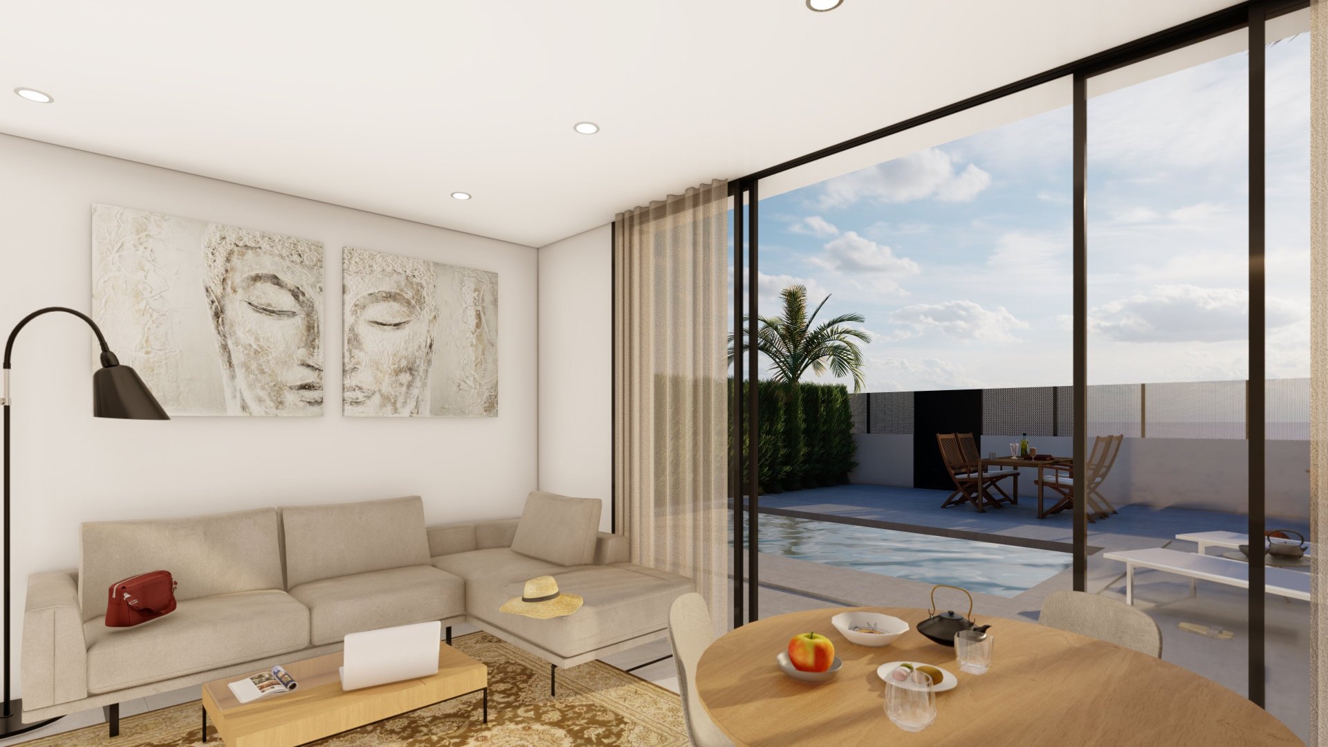 Villa a Murcia, Spagna 3 camere da letto, 120 mq. N° 163086