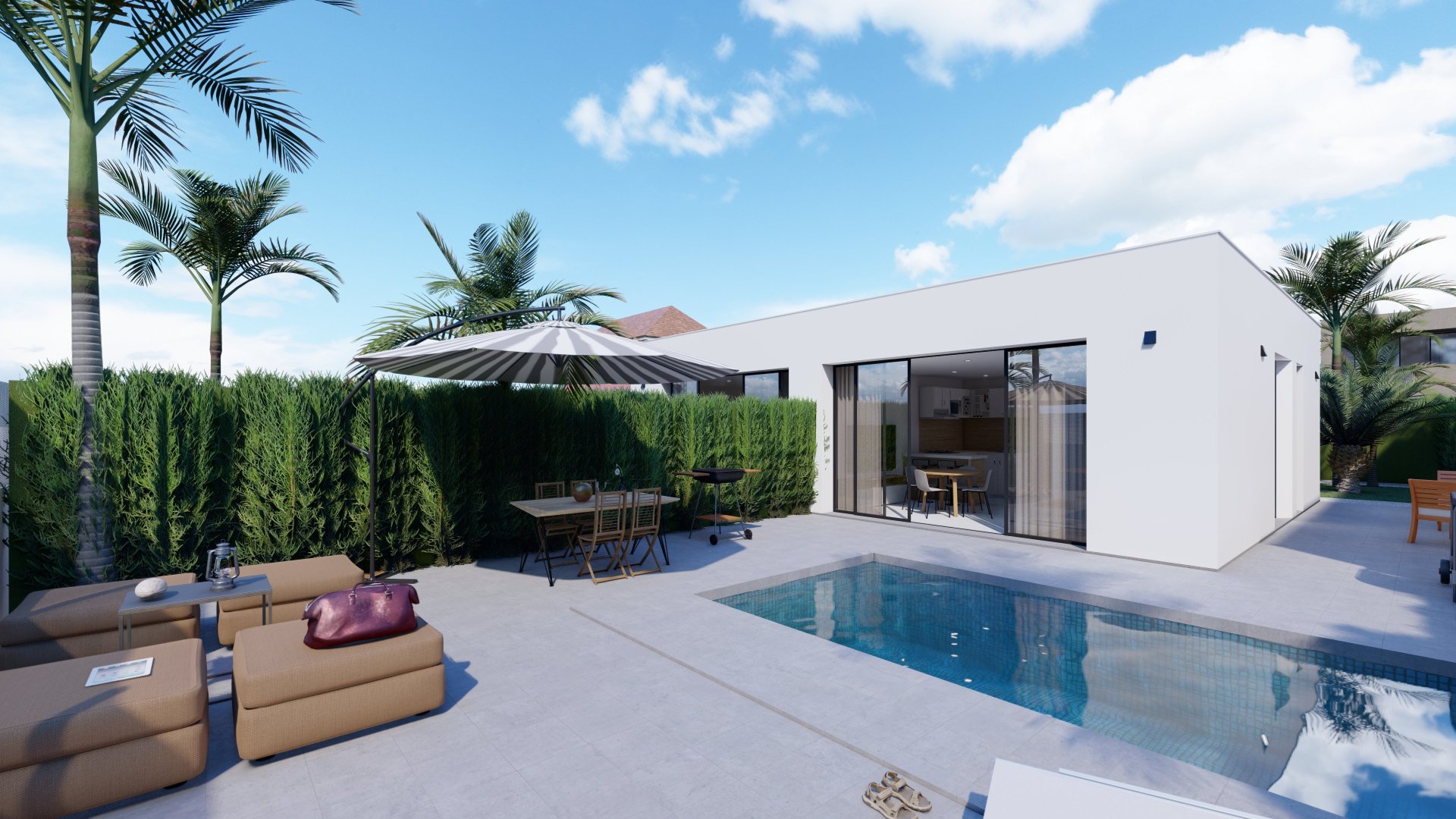 Villa a Murcia, Spagna 3 camere da letto, 120 mq. N° 163086