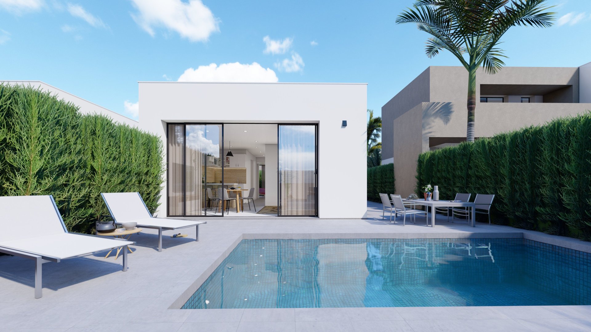 Villa a Murcia, Spagna 3 camere da letto, 120 mq. N° 163086