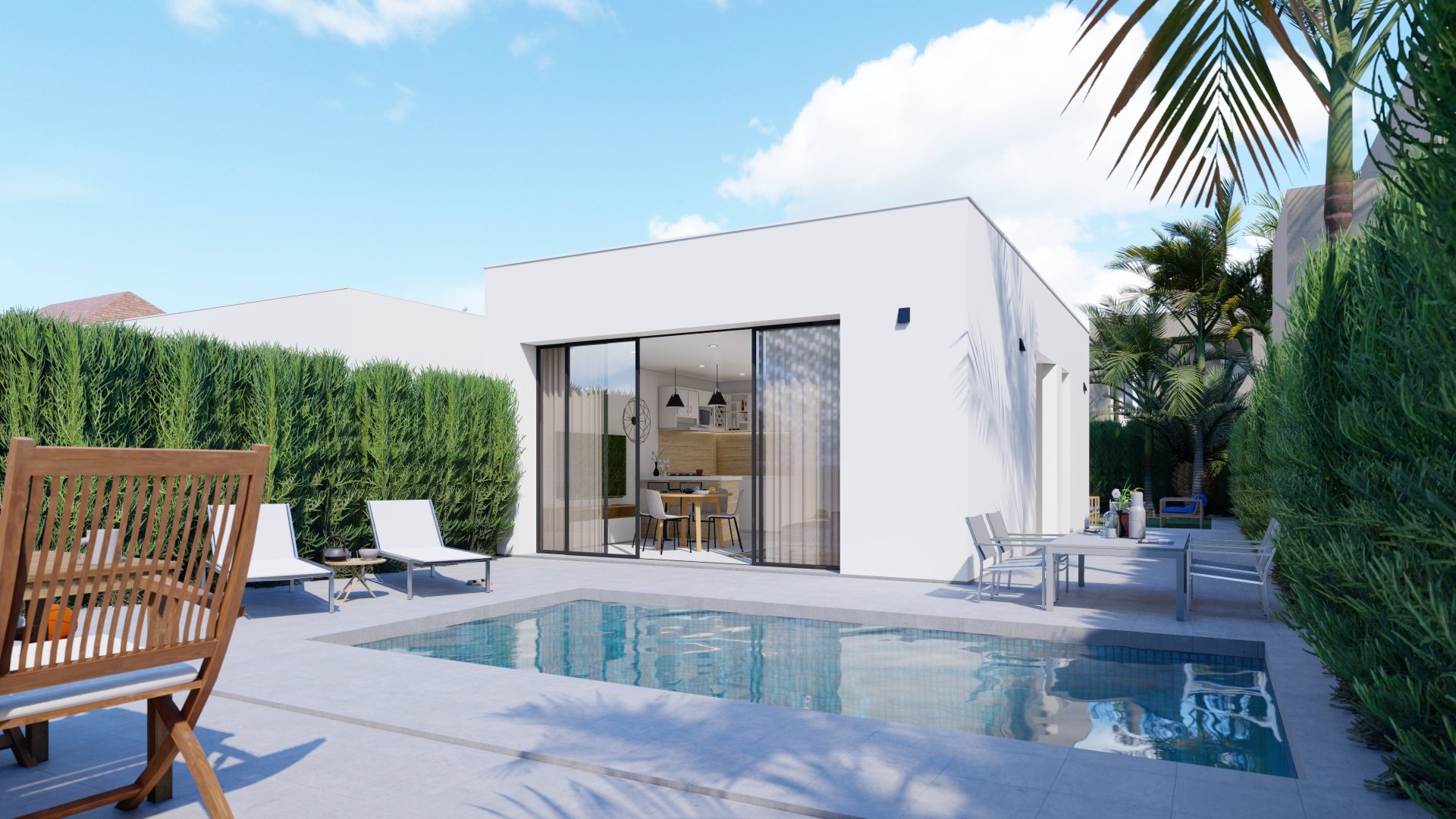 Villa a Murcia, Spagna 3 camere da letto, 120 mq. N° 163086