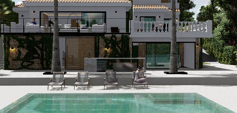 Villa in Costa D'en Blanes, Mallorca, Spanien 5 Schlafzimmer, 220 m2 Nr. 147825