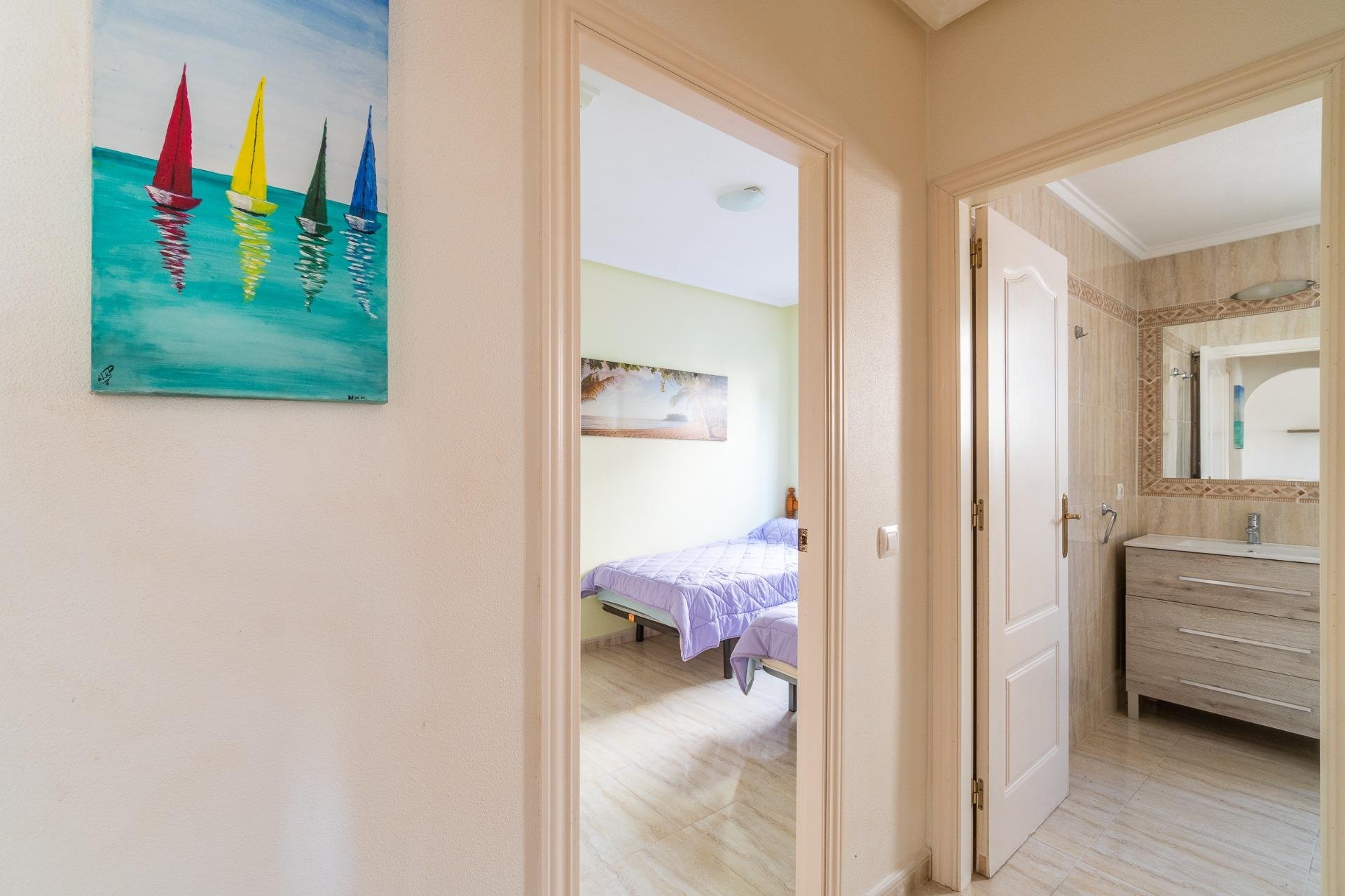 Huoneisto Los Dolses, Alicante, Espanja 2 makuuhuonetta, 58 m2 No. 195419