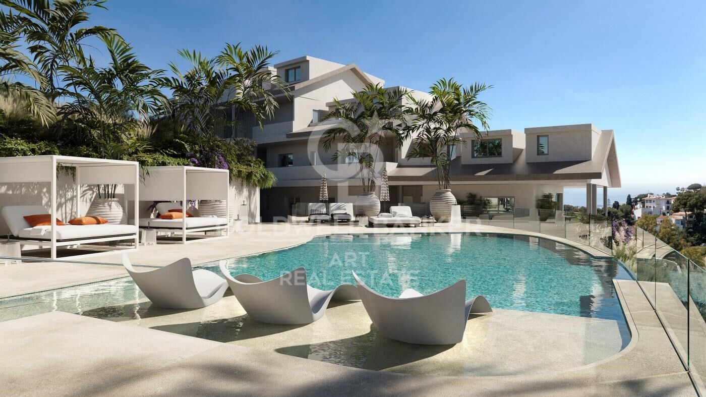 Takvåning i Benalmadena, Malaga, Spanien 3 sovrum, 180 kvm. Nr. 157861