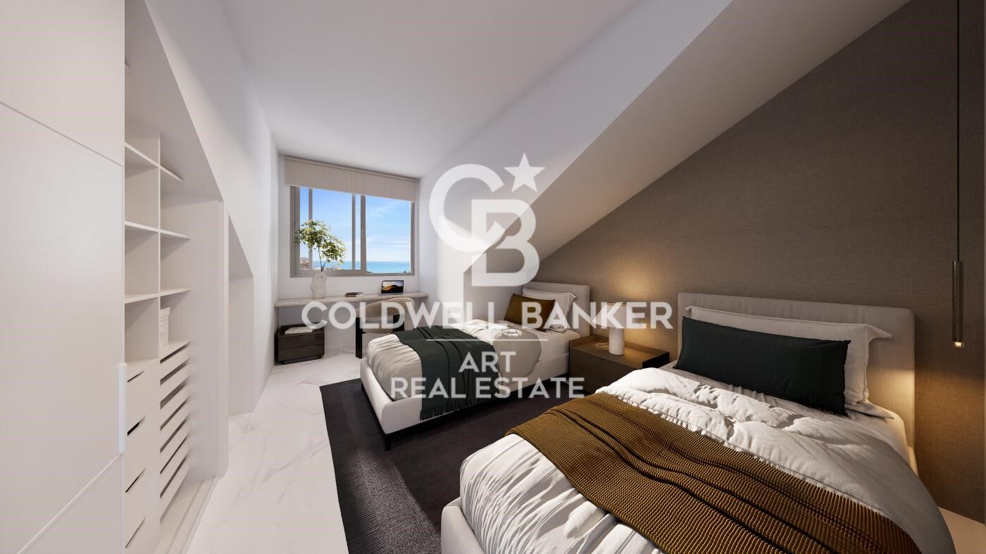 Takvåning i Benalmadena, Malaga, Spanien 3 sovrum, 180 kvm. Nr. 157861