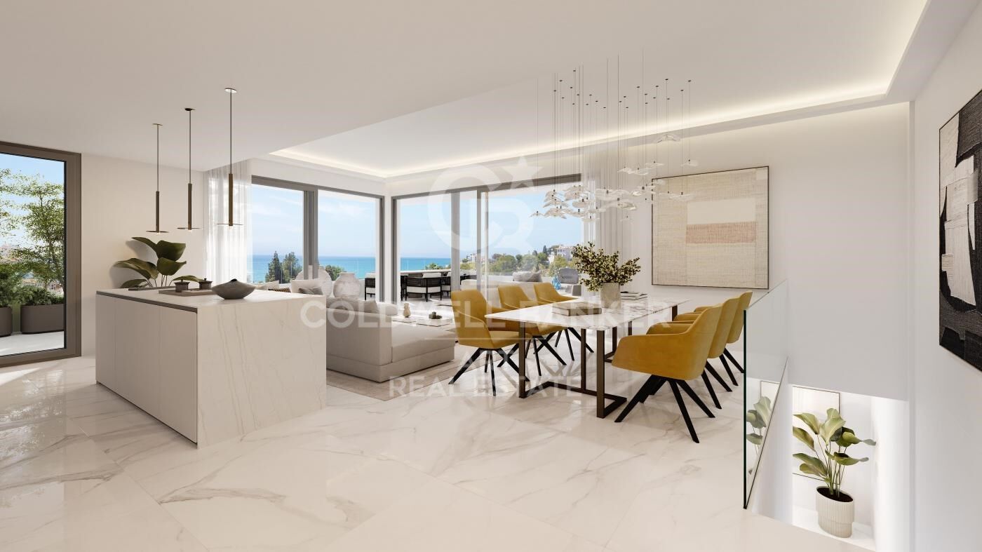 Takvåning i Benalmadena, Malaga, Spanien 3 sovrum, 180 kvm. Nr. 157861