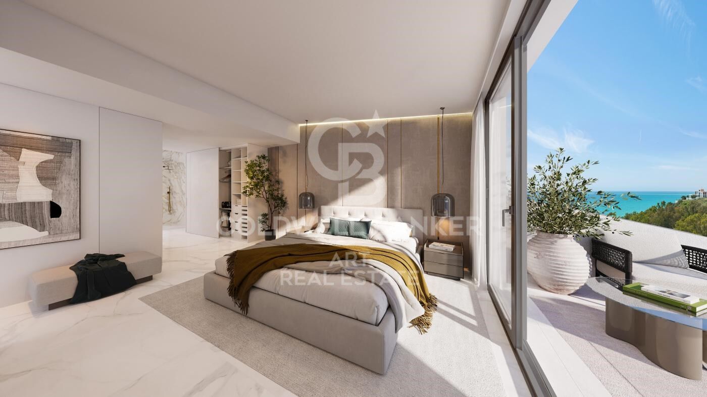 Takvåning i Benalmadena, Malaga, Spanien 3 sovrum, 180 kvm. Nr. 157861