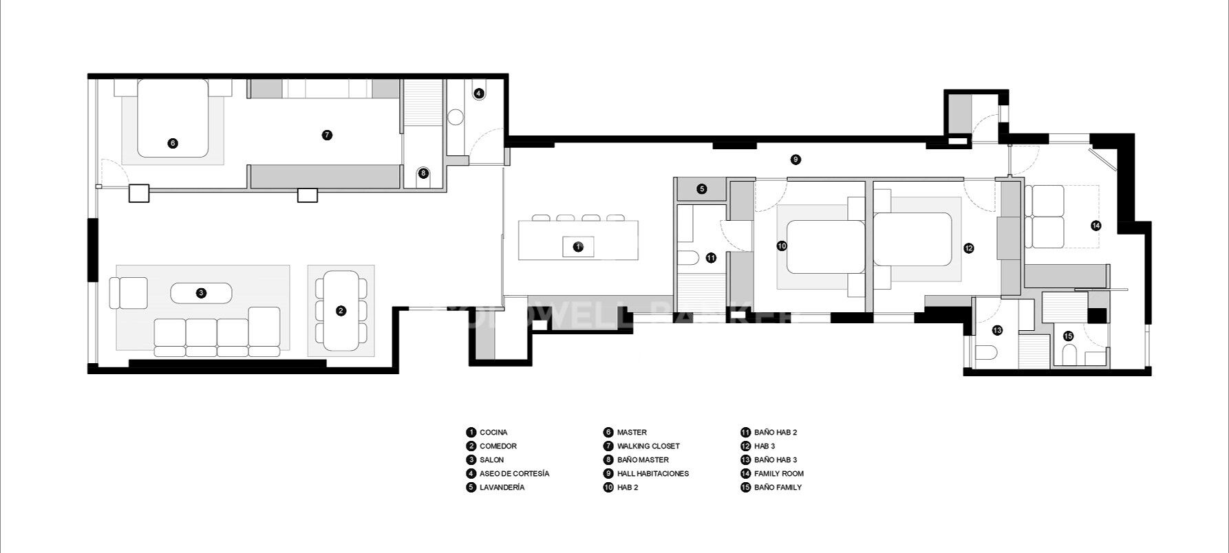 Apartment à Madrid, Espagne 4 chambres, 276 m2 No. 159878