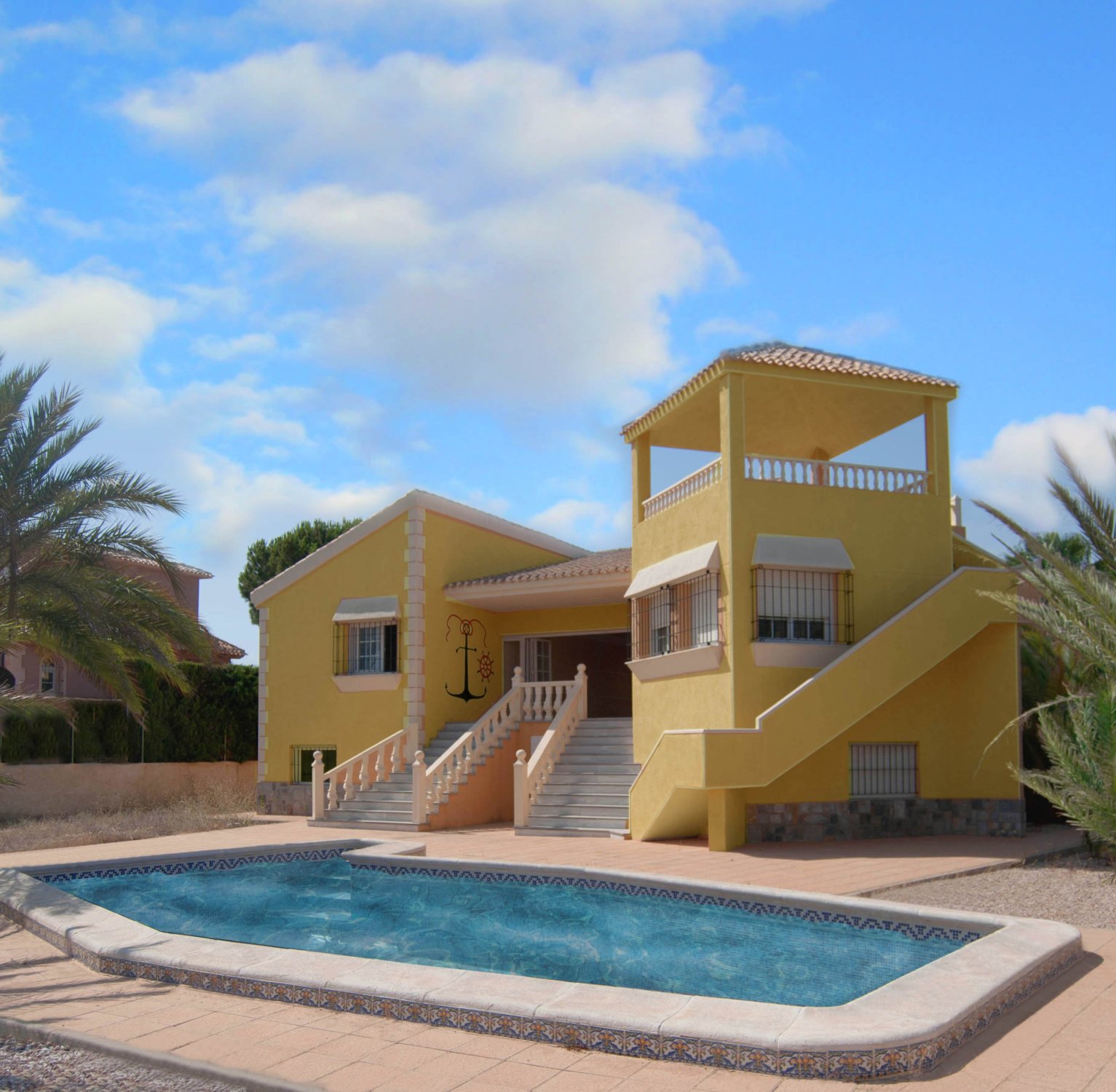 Villa in La Manga del Mar Menor, Murcia, Spain 3 bedrooms, 465 sq.m. No. 163345