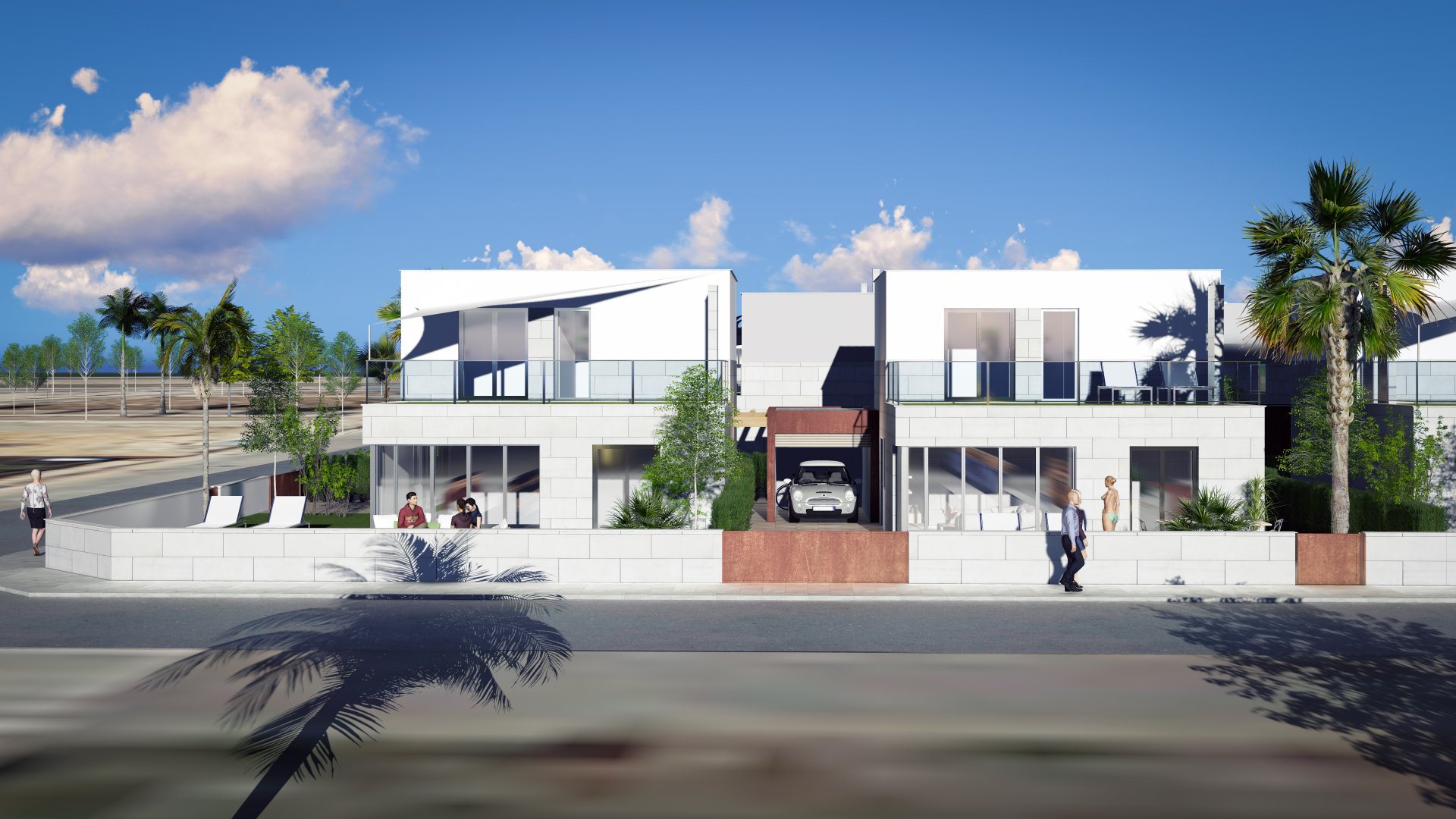 Villa a Los Alcazares, Murcia, Spagna 3 camere da letto, 106 mq. N° 164160