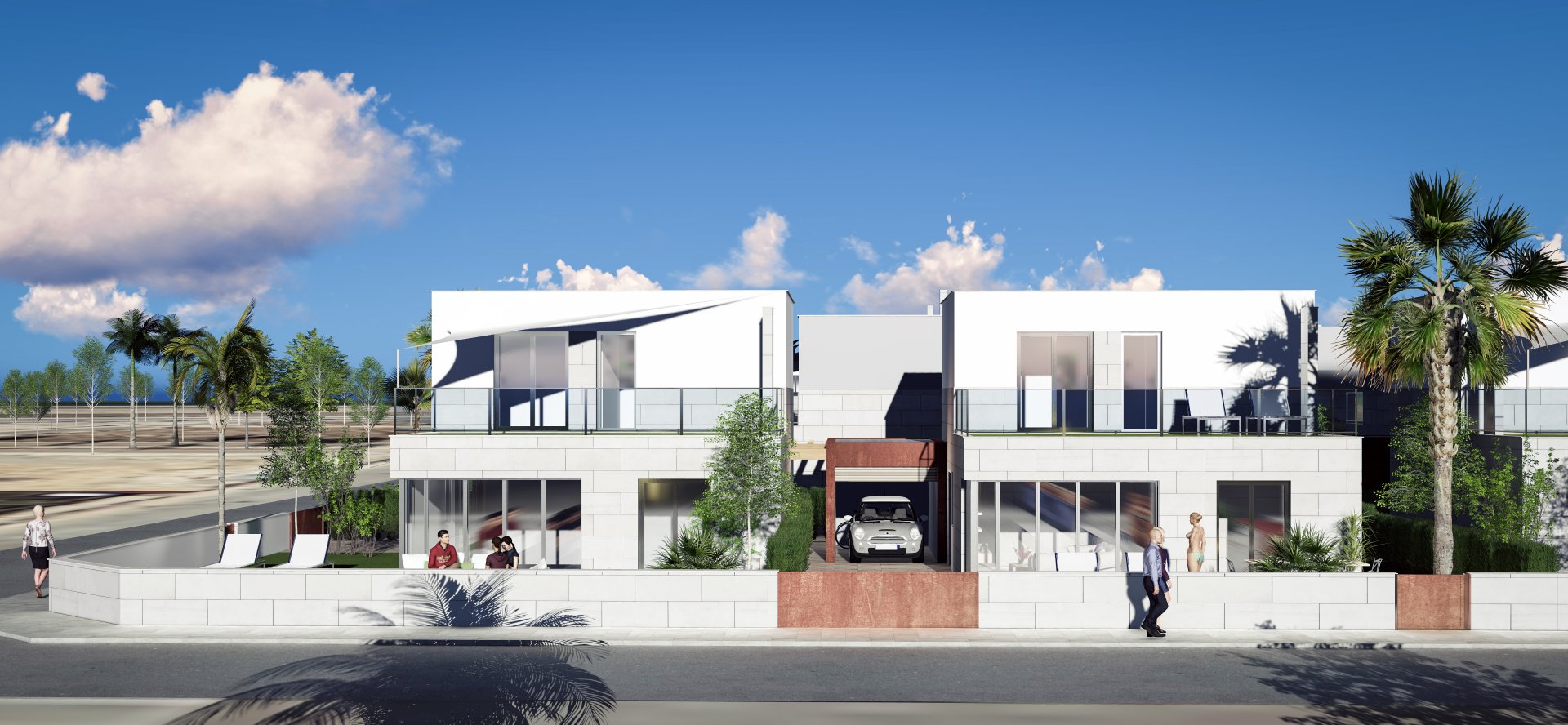 Villa a Los Alcazares, Murcia, Spagna 3 camere da letto, 106 mq. N° 164160