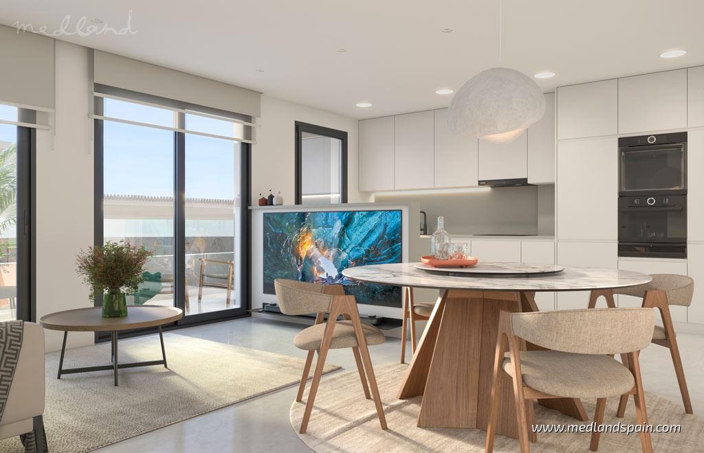 Apartamento en Santa Pola, Alicante, España 2 dormitorios, 71 m2 No. 132978
