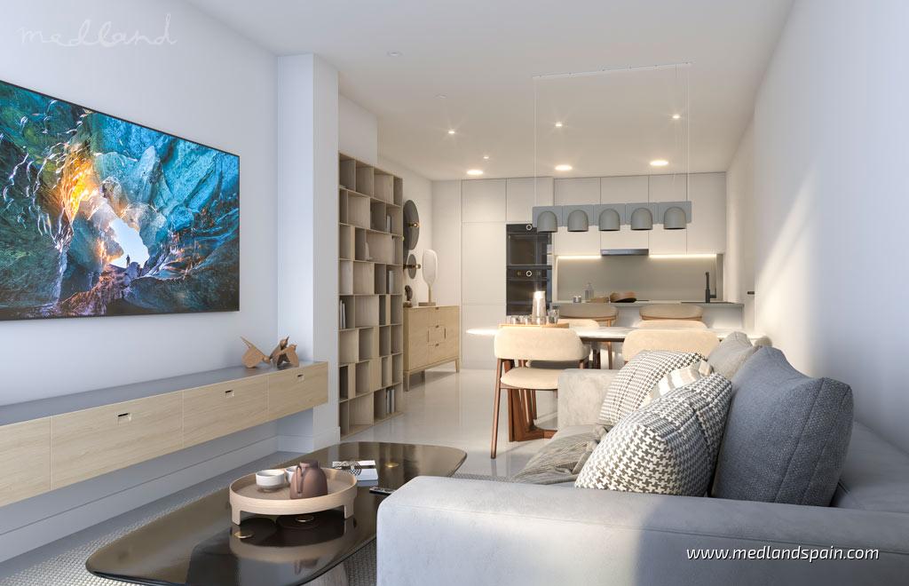 Apartamento en Santa Pola, Alicante, España 2 dormitorios, 71 m2 No. 132978