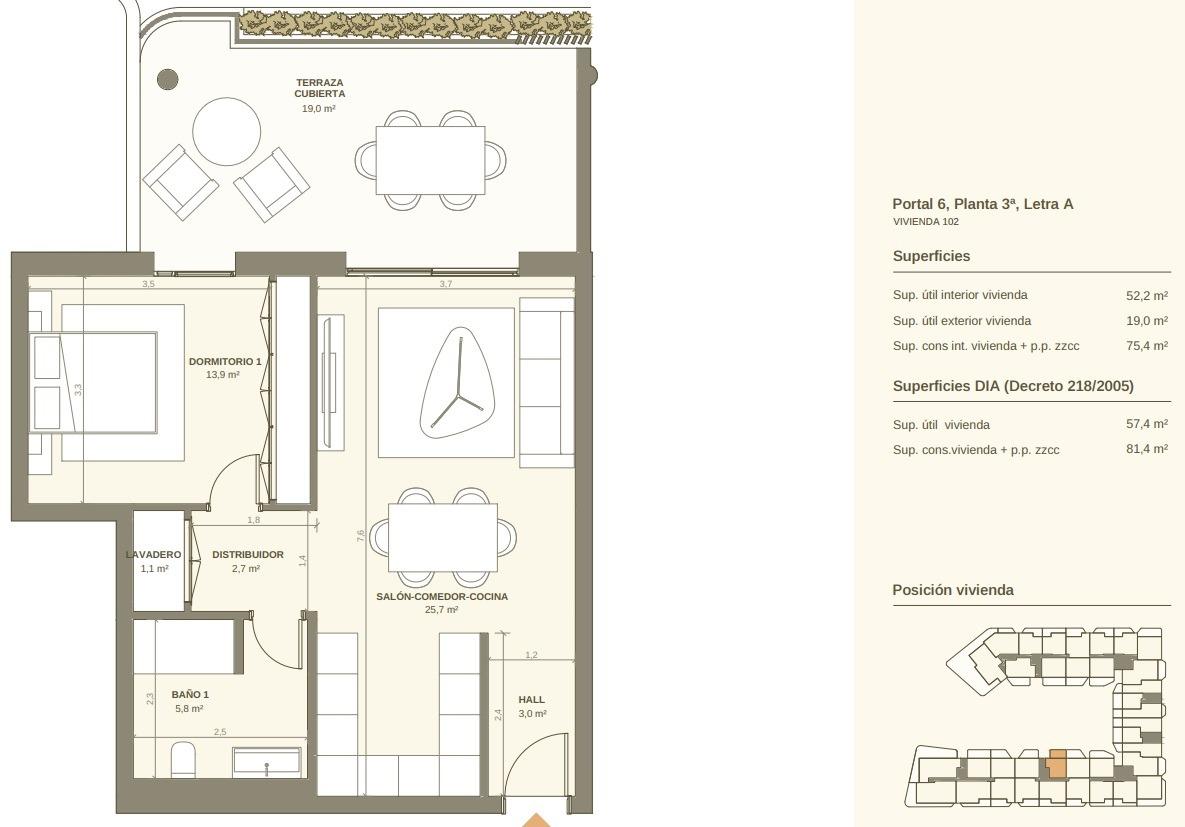 Apartamento en San Pedro de Alcántara, Málaga, España 1 dormitorio, 81 m2 No. 182008