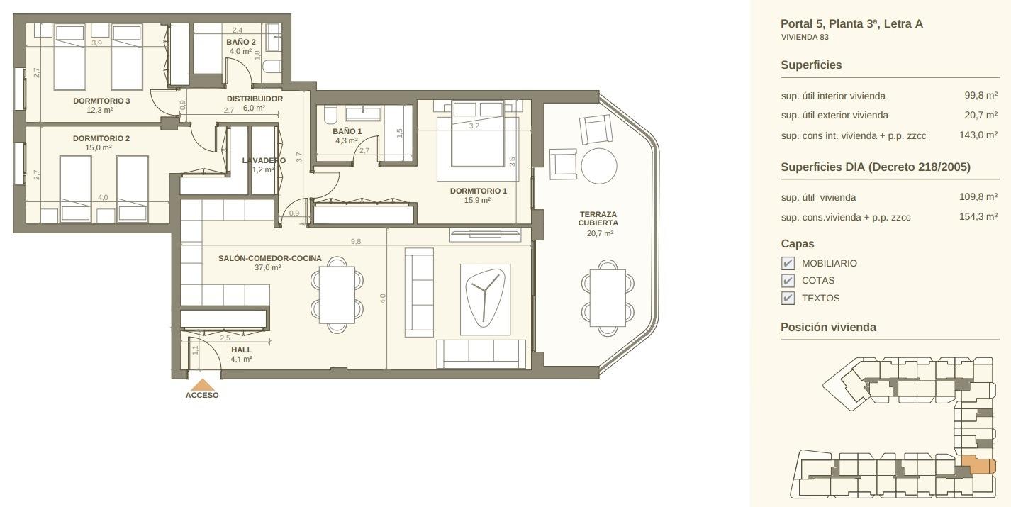 Dzīvoklis San Pedro de Alcantara, Malaga, Spānijā 3 istabas, 154 m2 Nr. 182006