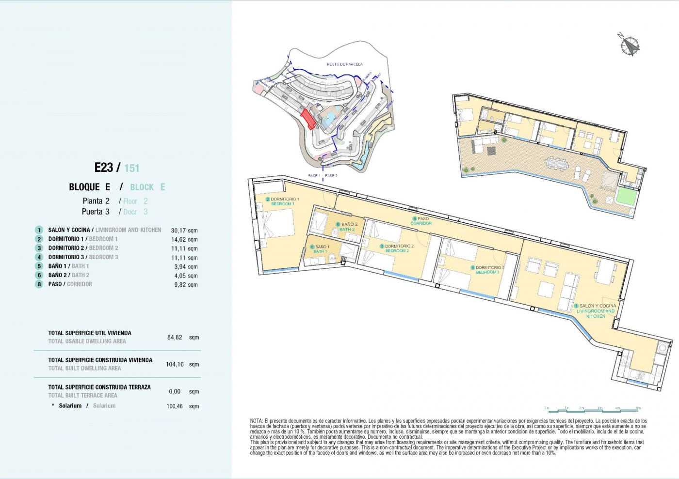 Penthäuser in Aguilas, Murcia, Spanien 3 Schlafzimmer, 104 m2 Nr. 165011