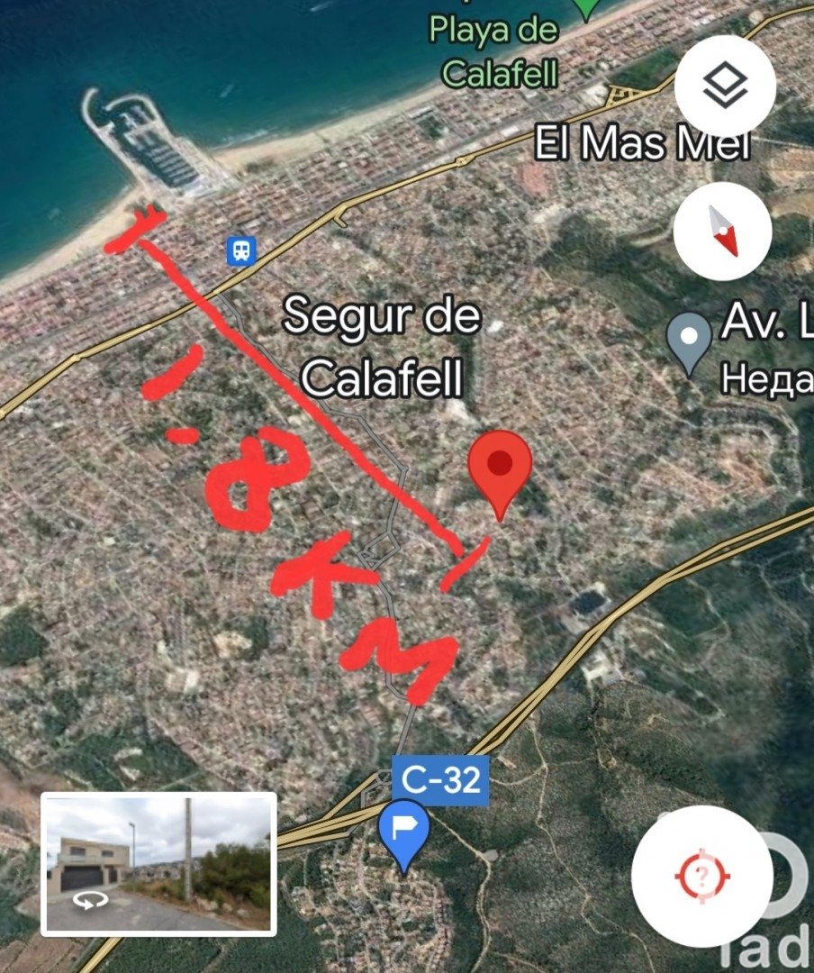Parcela en Segur de Calafell, Tarragona, España 615 m2 No. 186169