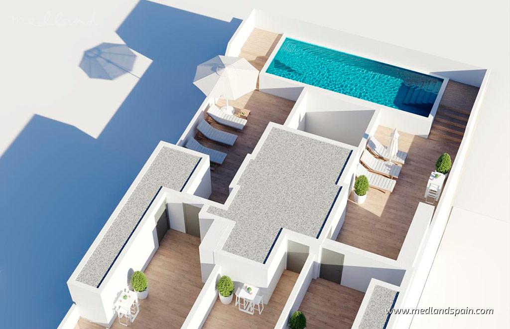 Huoneisto Torrevieja, Alicante, Espanja 3 makuuhuonetta, 109 m2 No. 178061