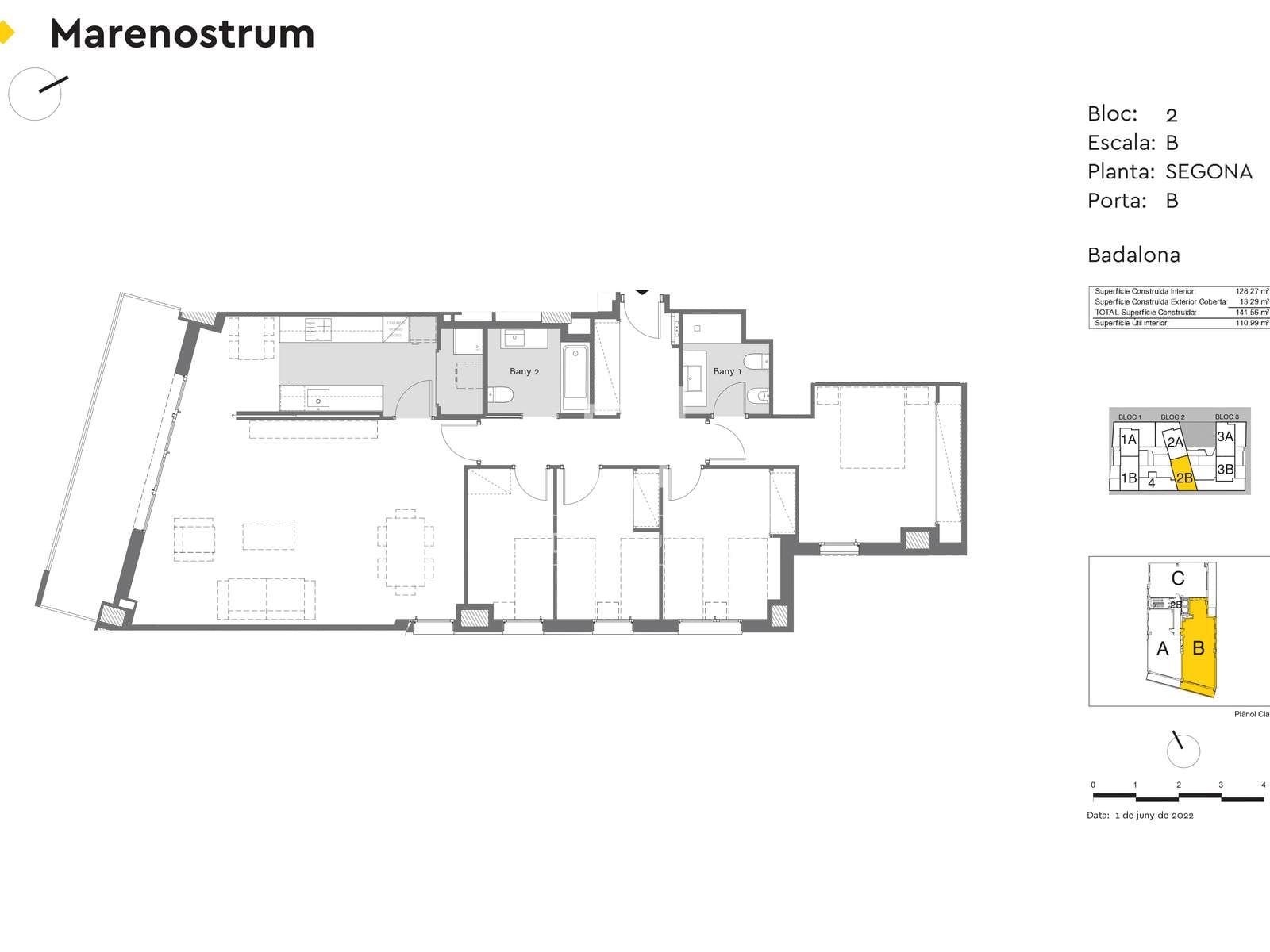 Apartament w Barcelona, Hiszpania 4 sypialnie, 128 mkw. nr 150715