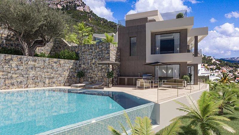 Huvila Calpe, Alicante, Espanja 4 makuuhuonetta, 410 m2 No. 165374