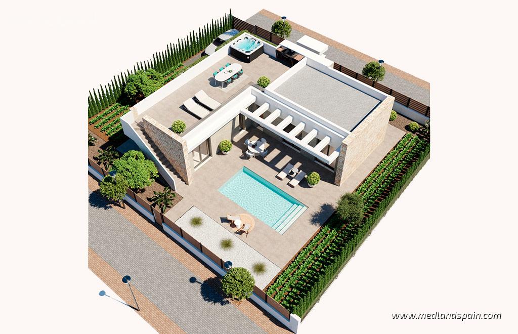 Villa i Murcia, Spanien 3 sovrum, 114 kvm. Nr. 177470