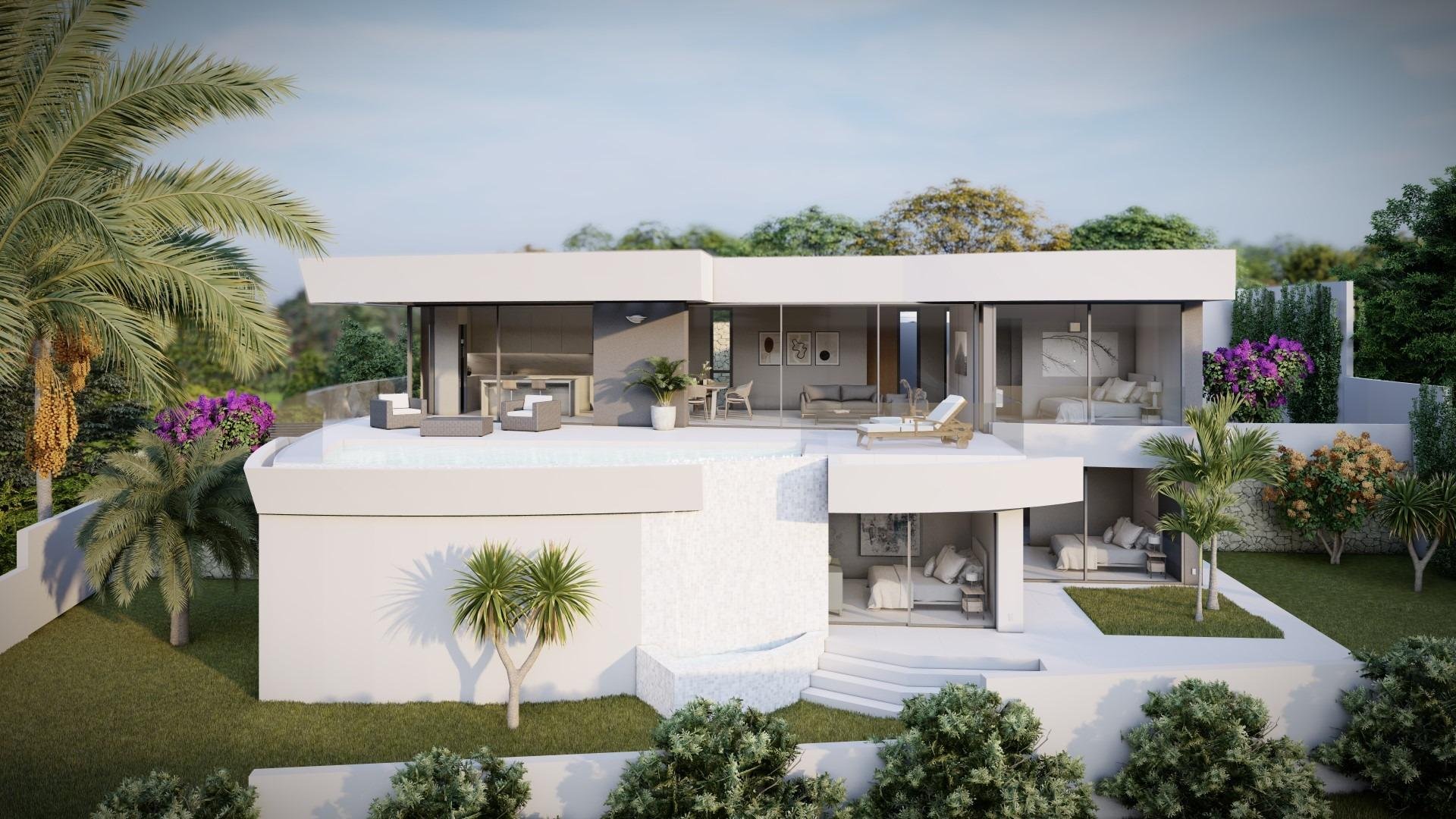 Villa in Calpe, Alicante, Spain 4 bedrooms, 273 sq.m. No. 165188