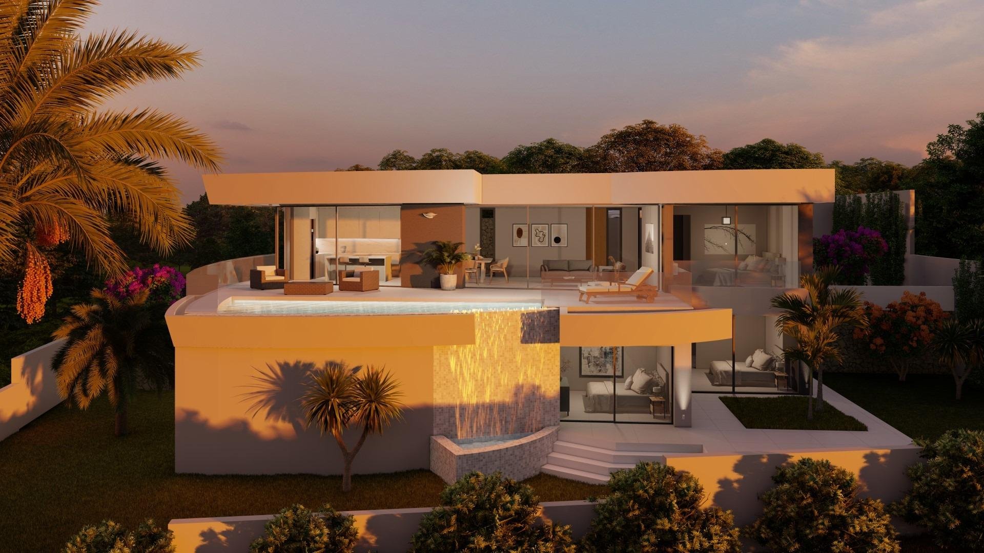 Villa in Calpe, Alicante, Spain 4 bedrooms, 273 sq.m. No. 165188