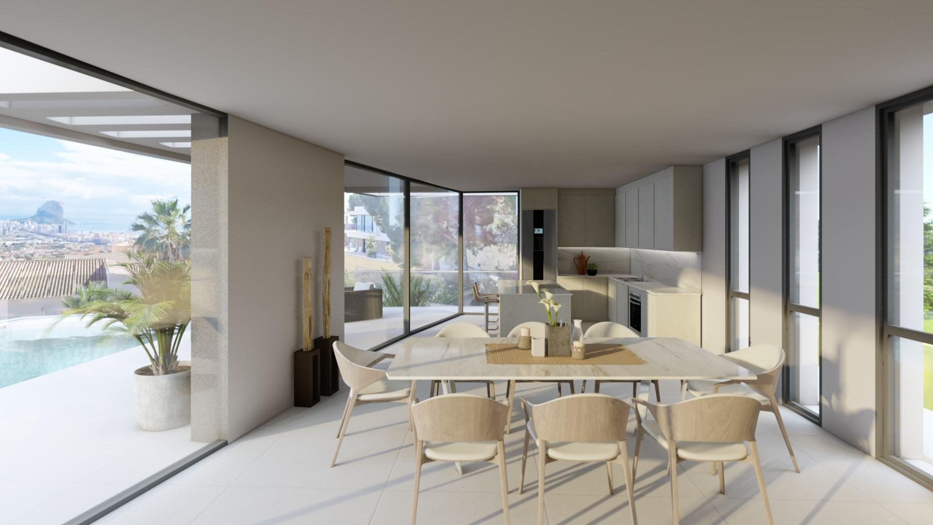 Villa in Calpe, Alicante, Spain 4 bedrooms, 273 sq.m. No. 165188