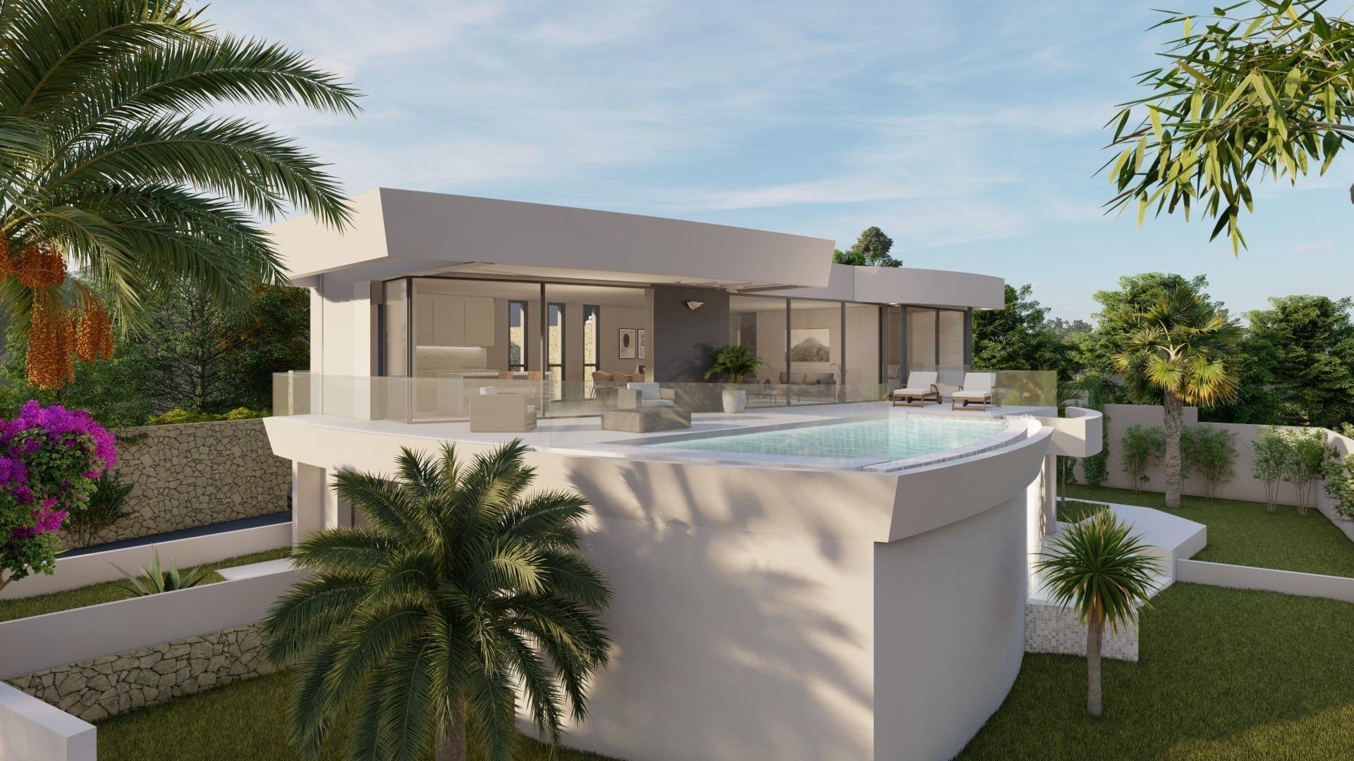 Villa in Calpe, Alicante, Spain 4 bedrooms, 273 sq.m. No. 165188