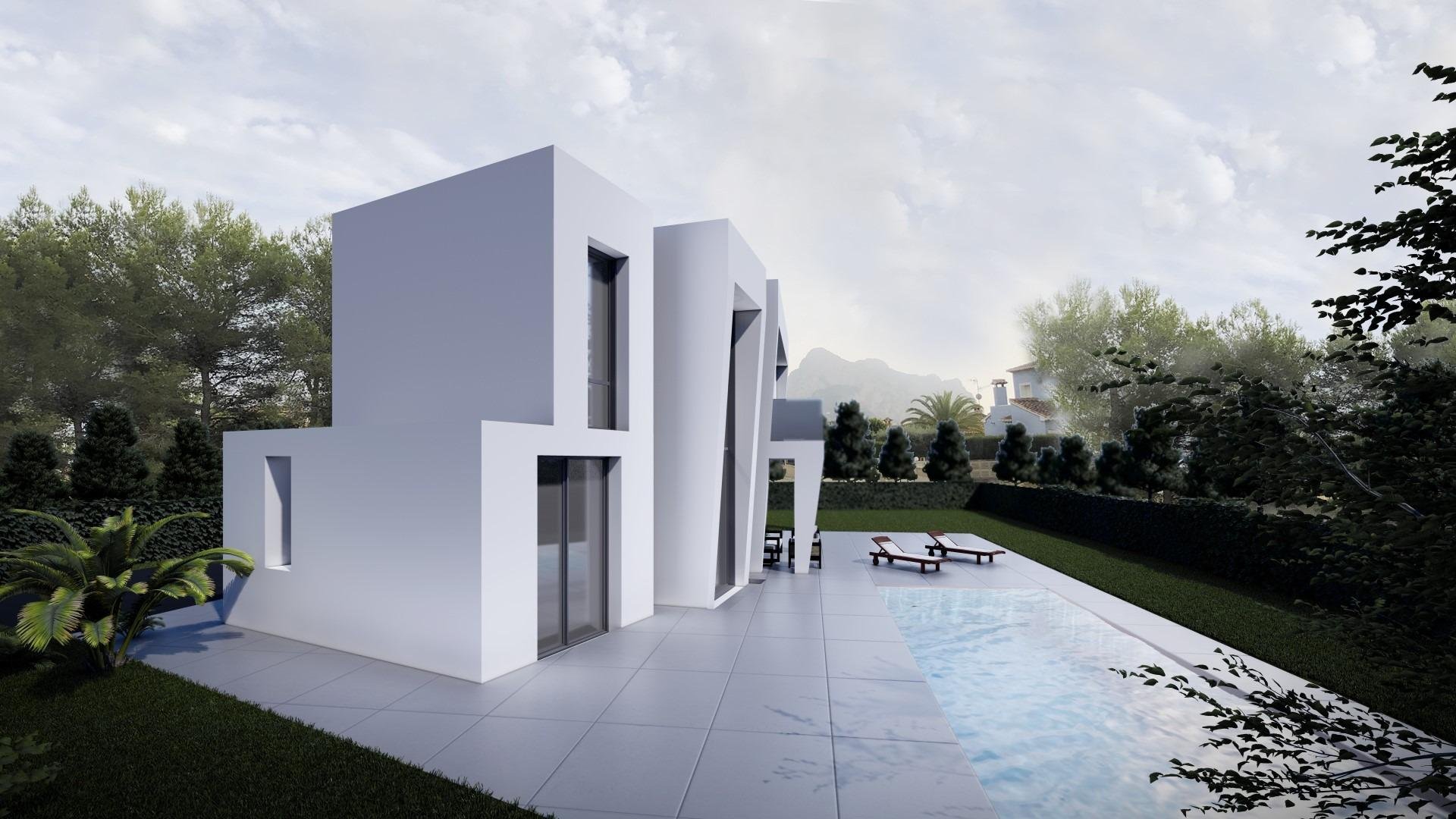 Villa in Calpe, Alicante, Spain 4 bedrooms, 211.98 sq.m. No. 165193