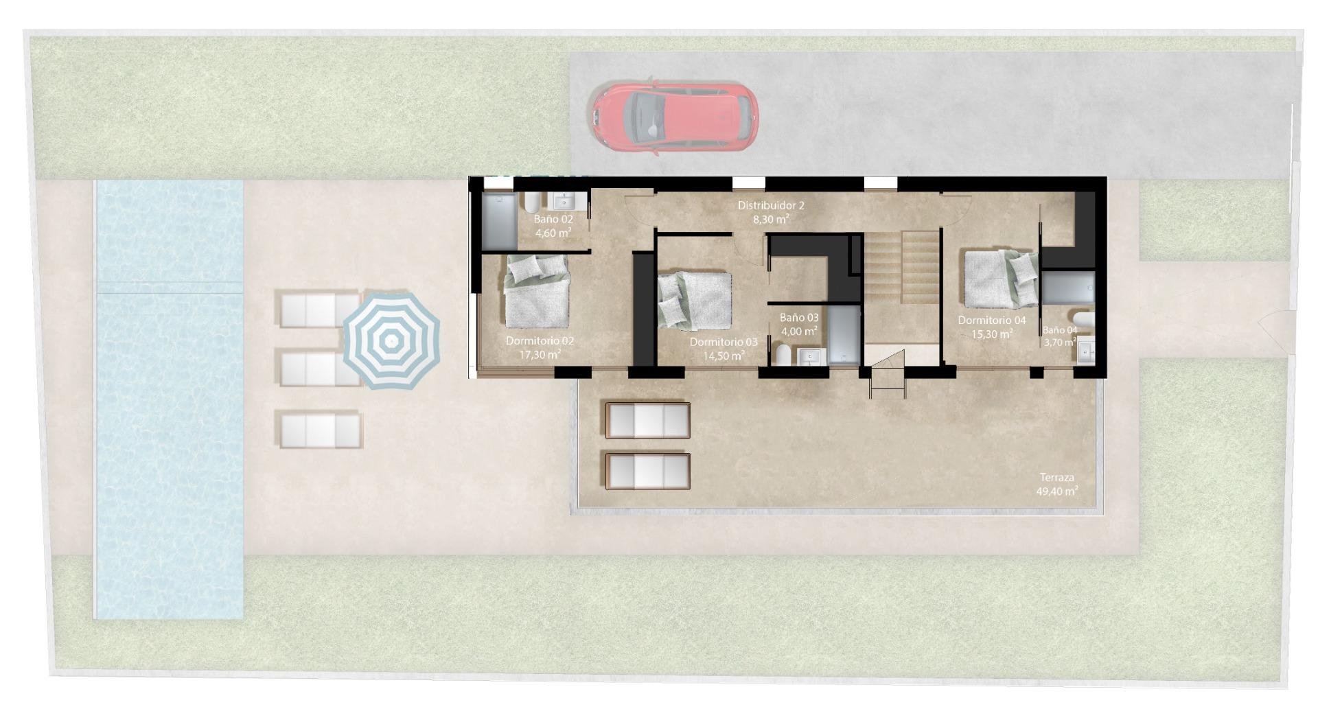 Villa à La Zenia, Alicante, Espagne 4 chambres, 216 m2 No. 164992