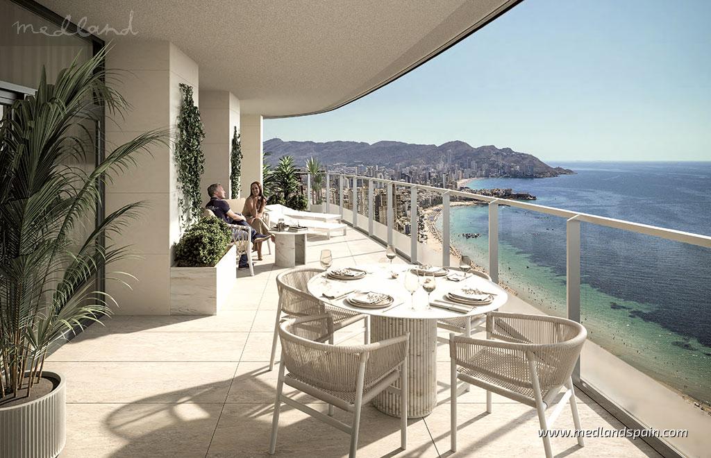 Apartament w Benidorm, Alicante, Hiszpania 3 sypialnie, 117 mkw. nr 132998