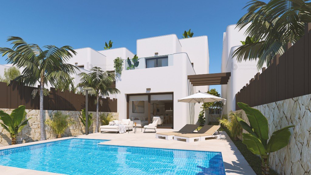 Villa i Mil Palmeras, Alicante, Spanien 3 sovrum, 132 kvm. Nr. 144948