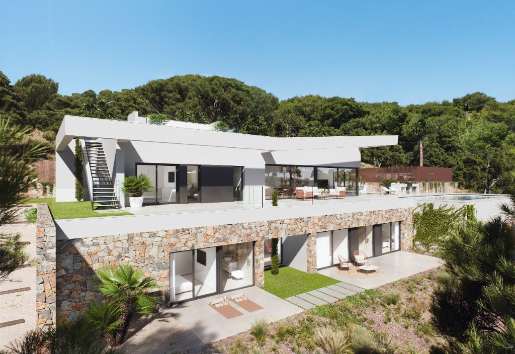 Villa en Campoamor, Alicante, España 4 dormitorios, 225 m2 No. 144951